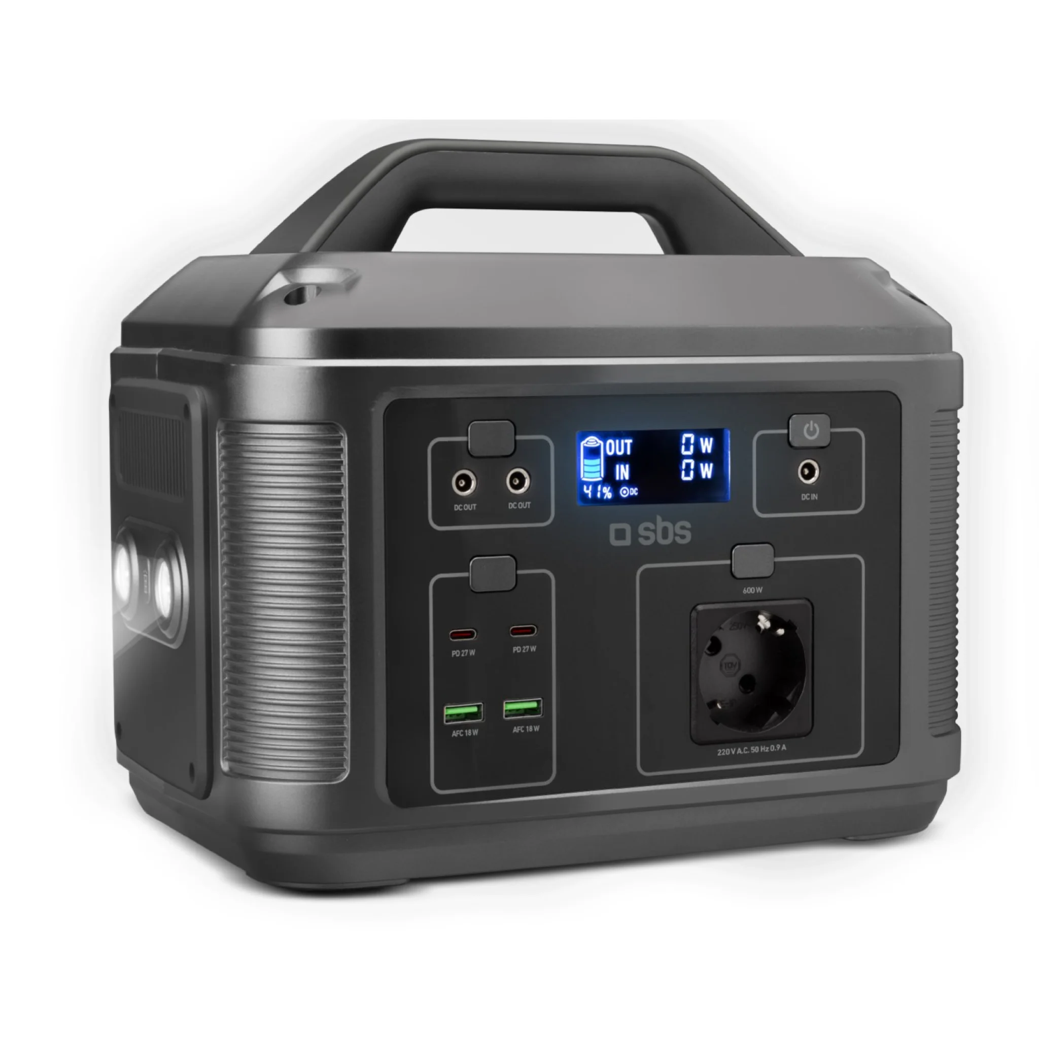 Sbs Portable 600W charging station. Black