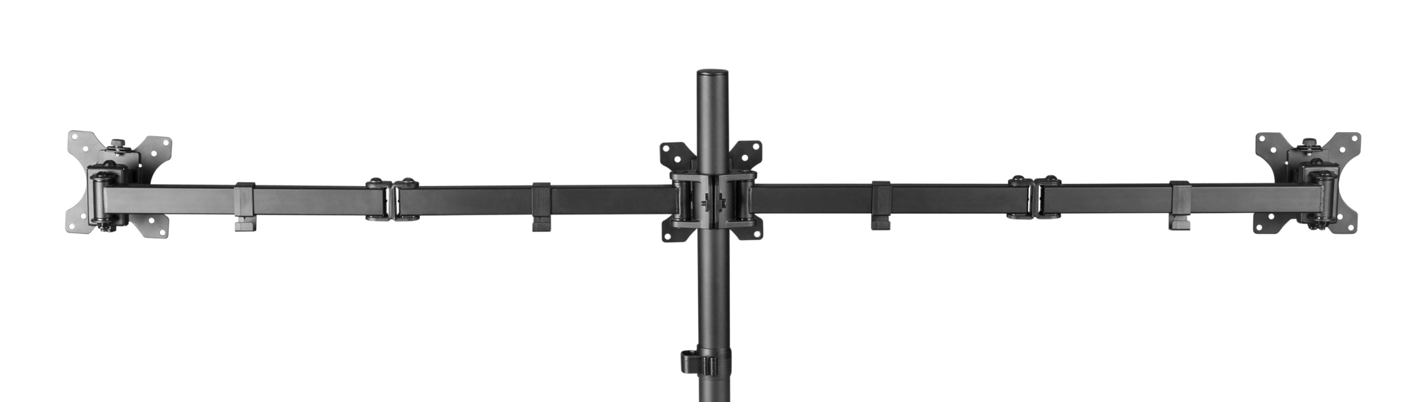 Sinox Office Tripple Monitor Desk Mount. Up to 27". Black
