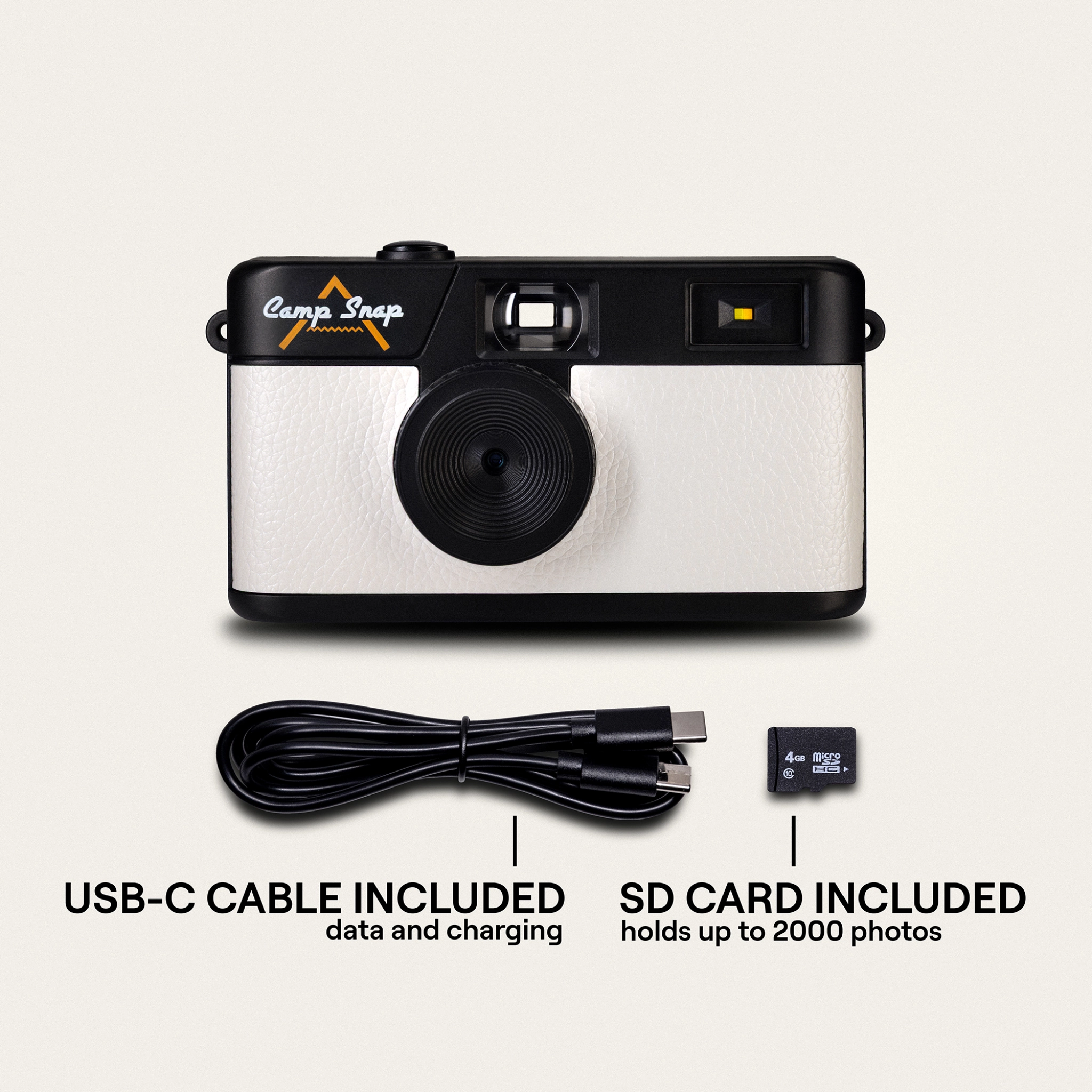 Camp Snap Camera. Artic White