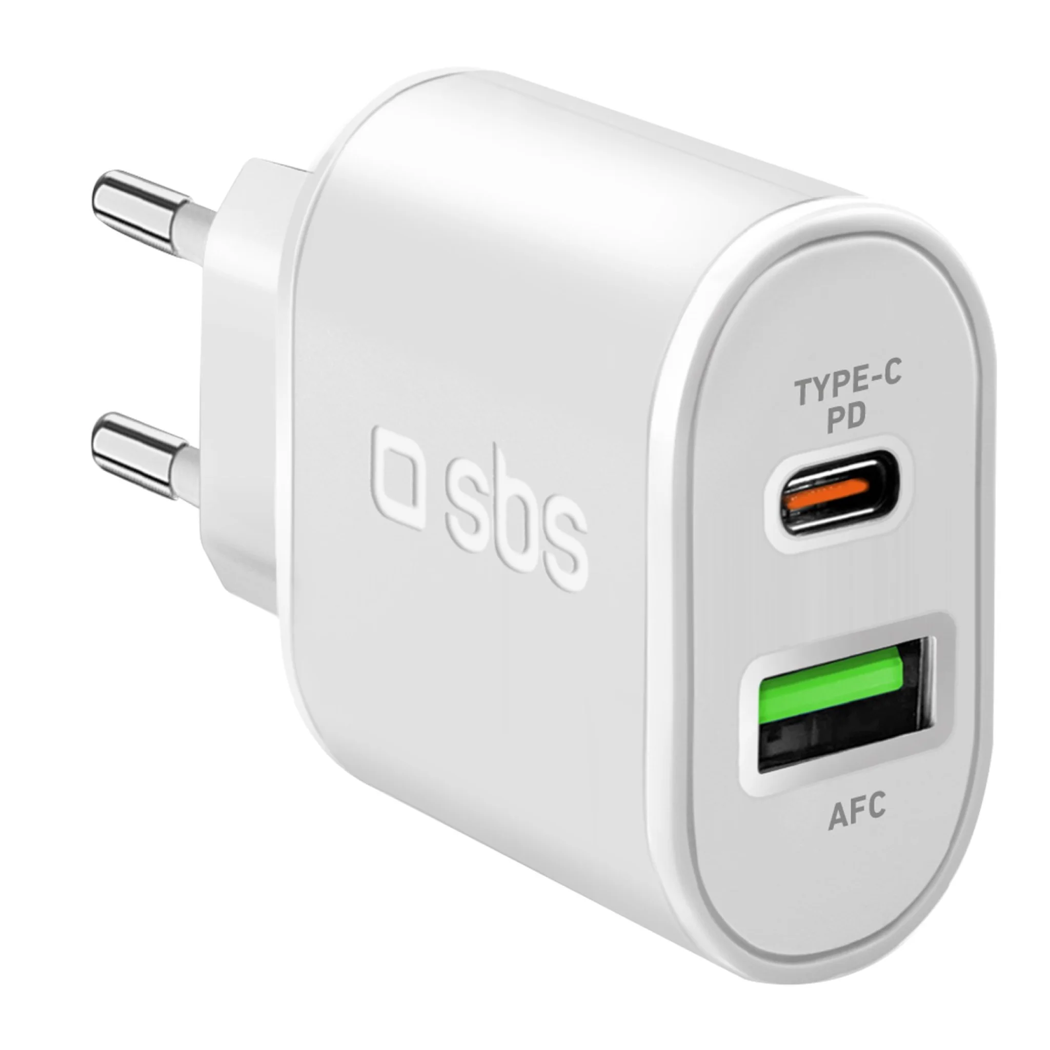 SBS 20W Charger. White