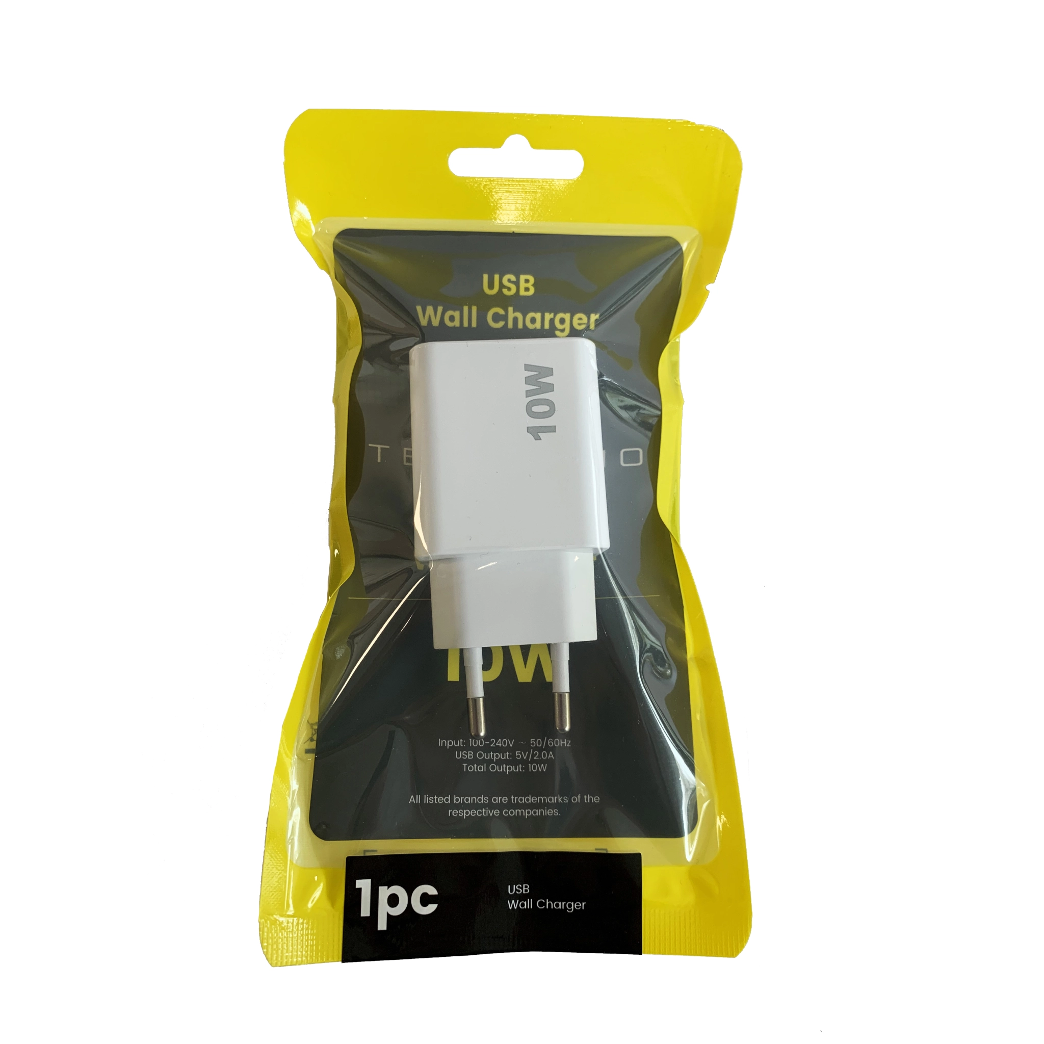 Techammo Wall Charger USB-A 10W. White