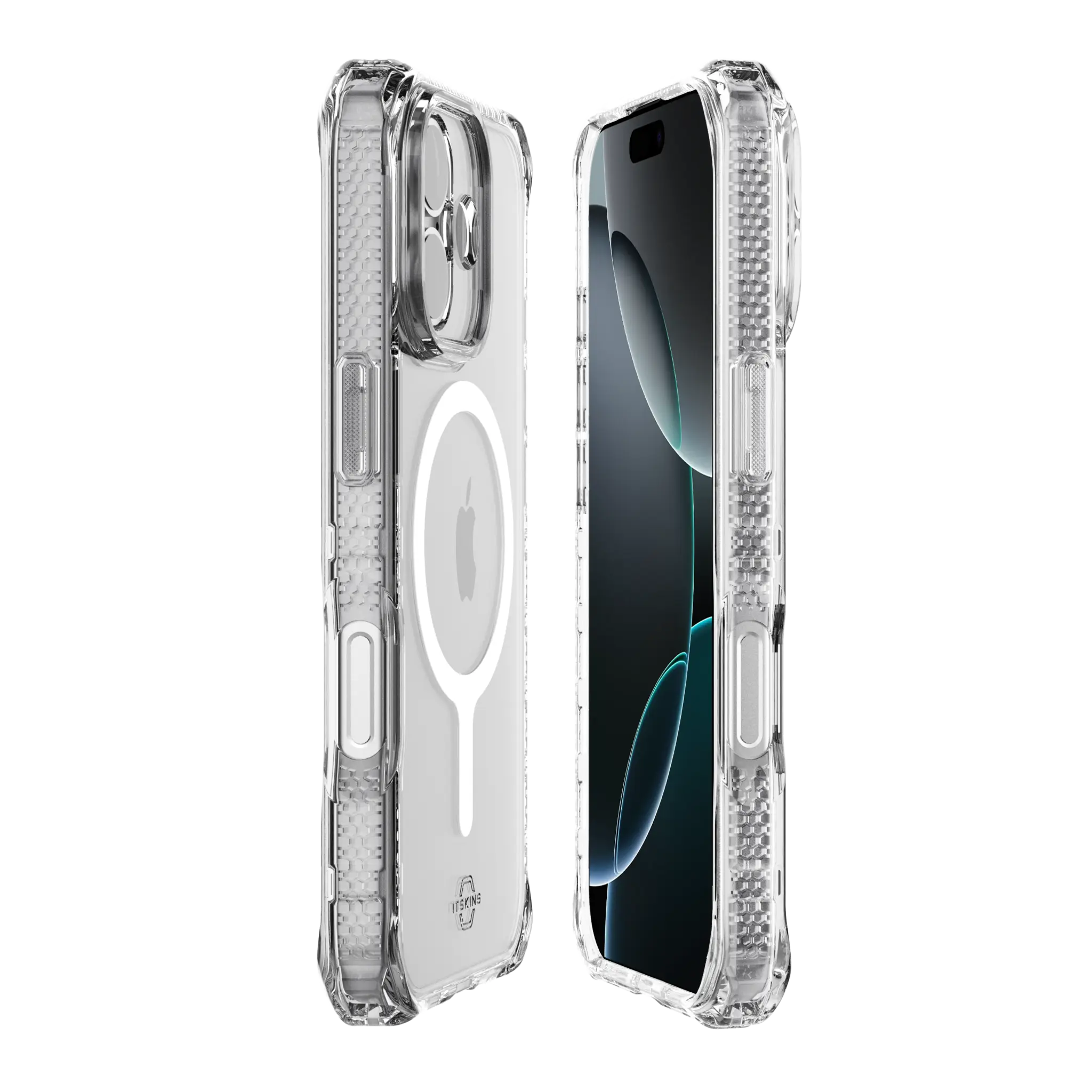 ITSKINS HYBRID MAGSAFE CLEAR cover for iPhone 17®. Transparent