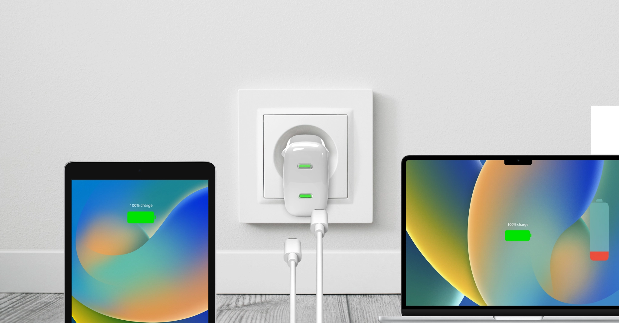 PURO MiniPro 35W Dual USB-C Wall Charger - GaN Technology