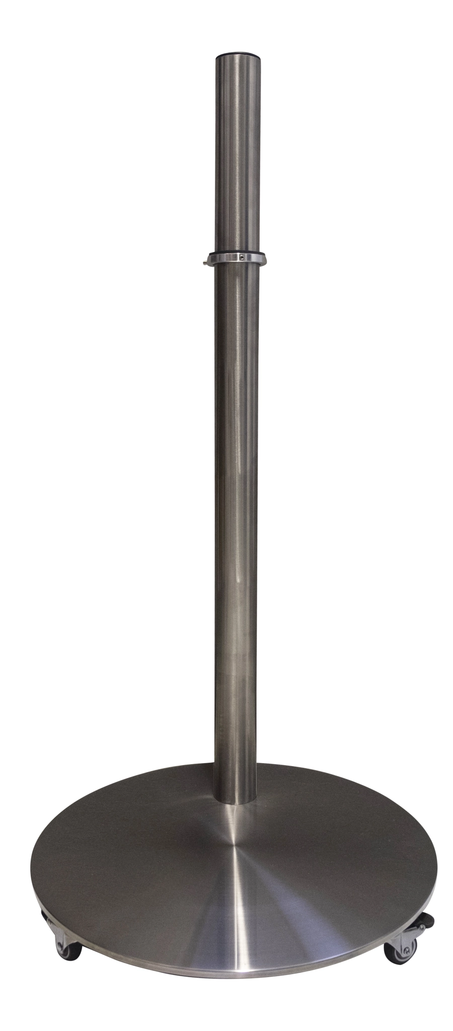 Sinox StandView TV Floor Mount with wheels and rotatable top. 26"-65". Alu finish