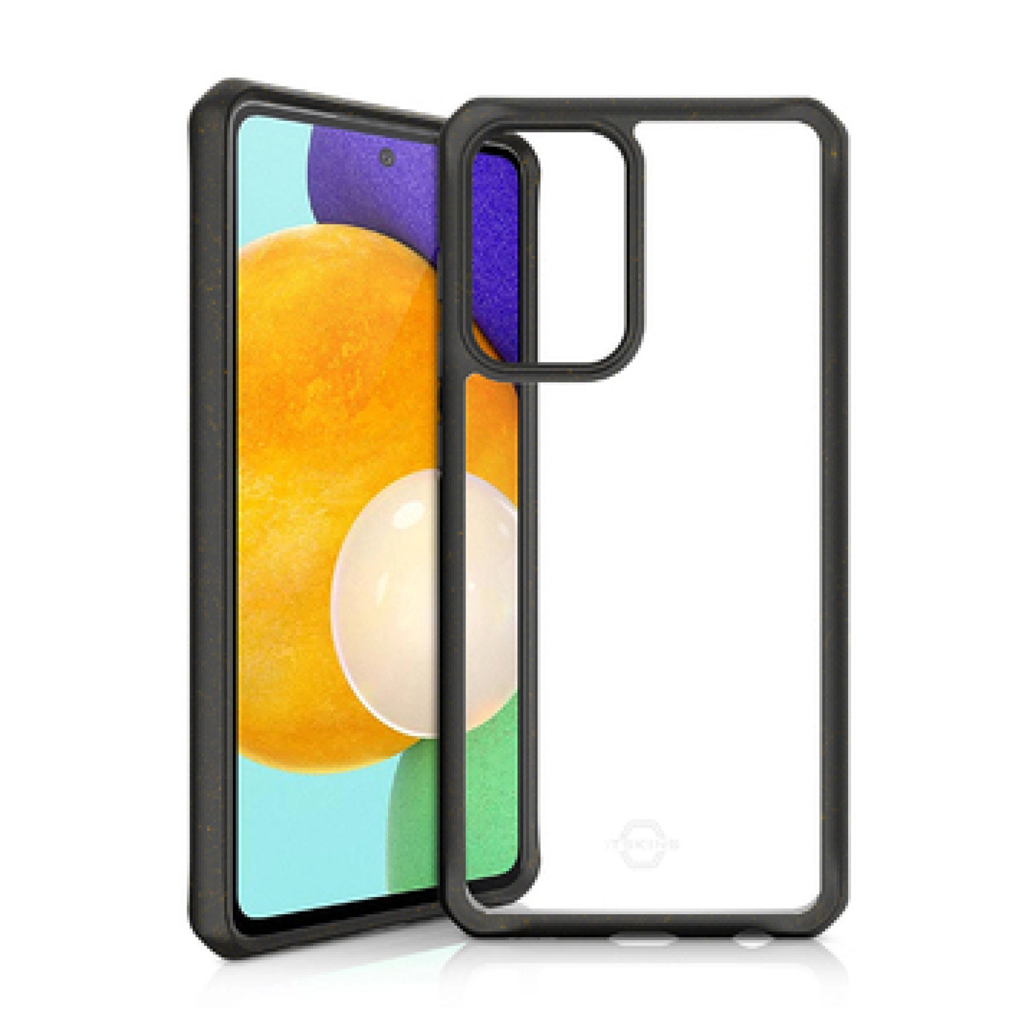 ITSKINS FERONIABIO PURE Cover for iPhone 12 Pro Max®. Black and transparent