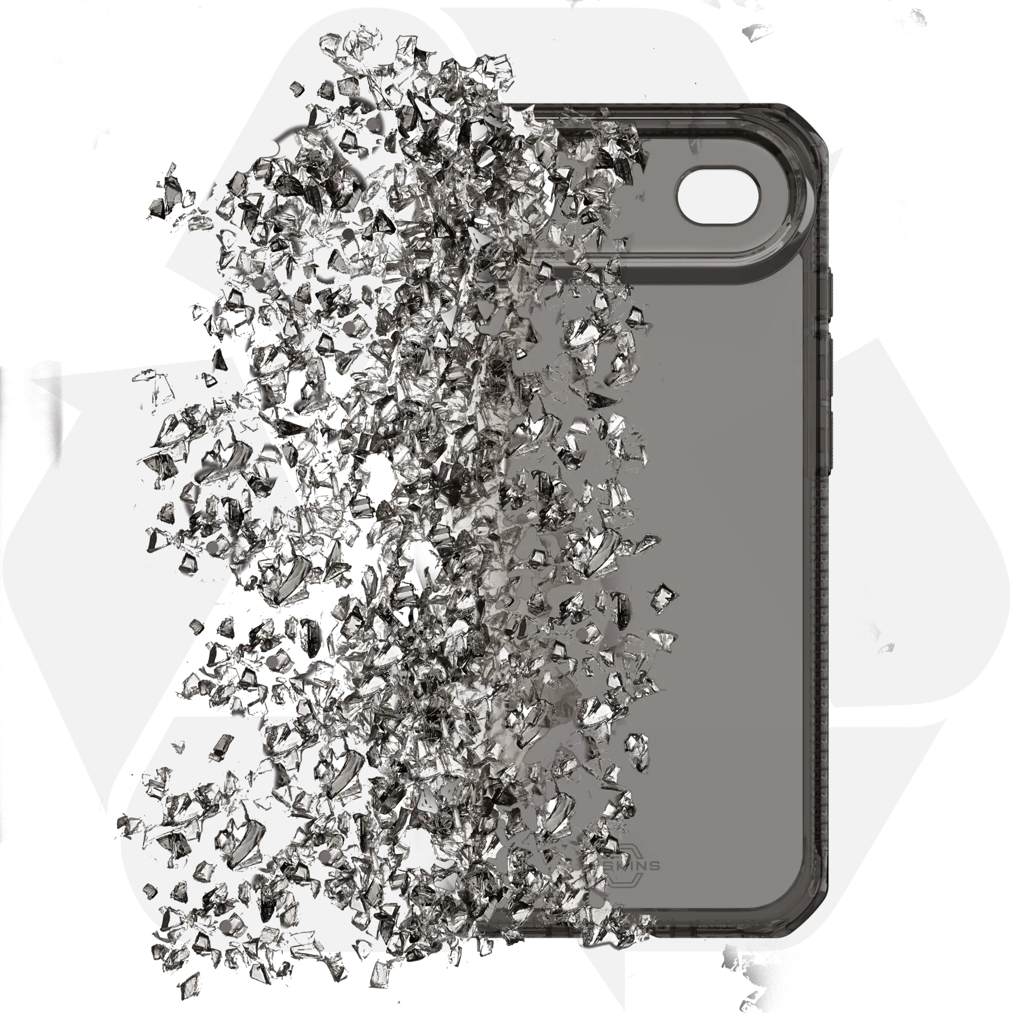 ITSKINS SPECTRUM CLEAR cover for iPhone 17 Air®. Smoke