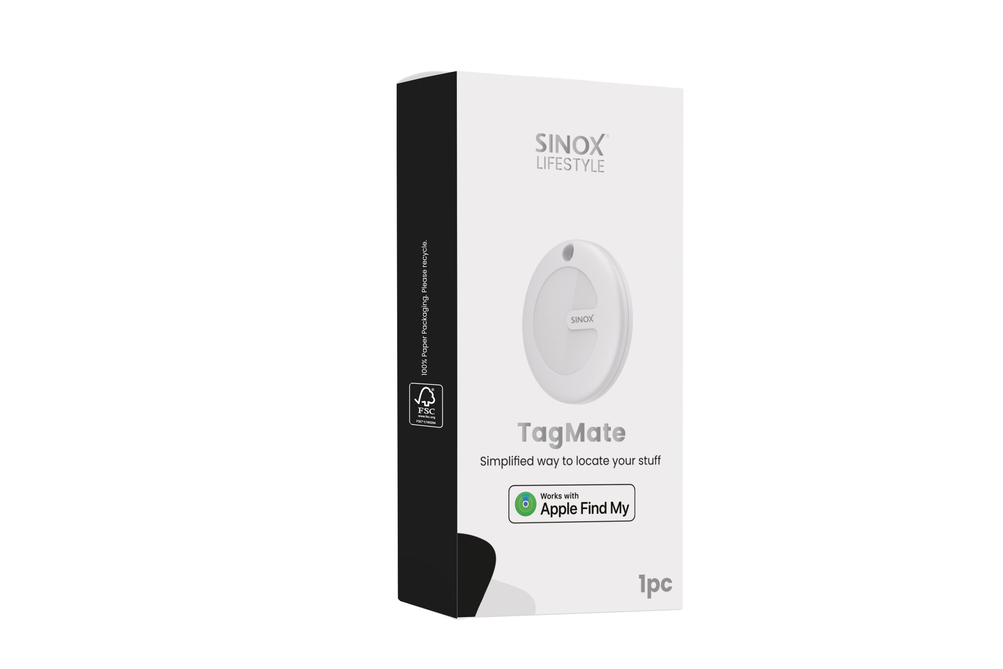 Sinox Lifestyle TagMate. White