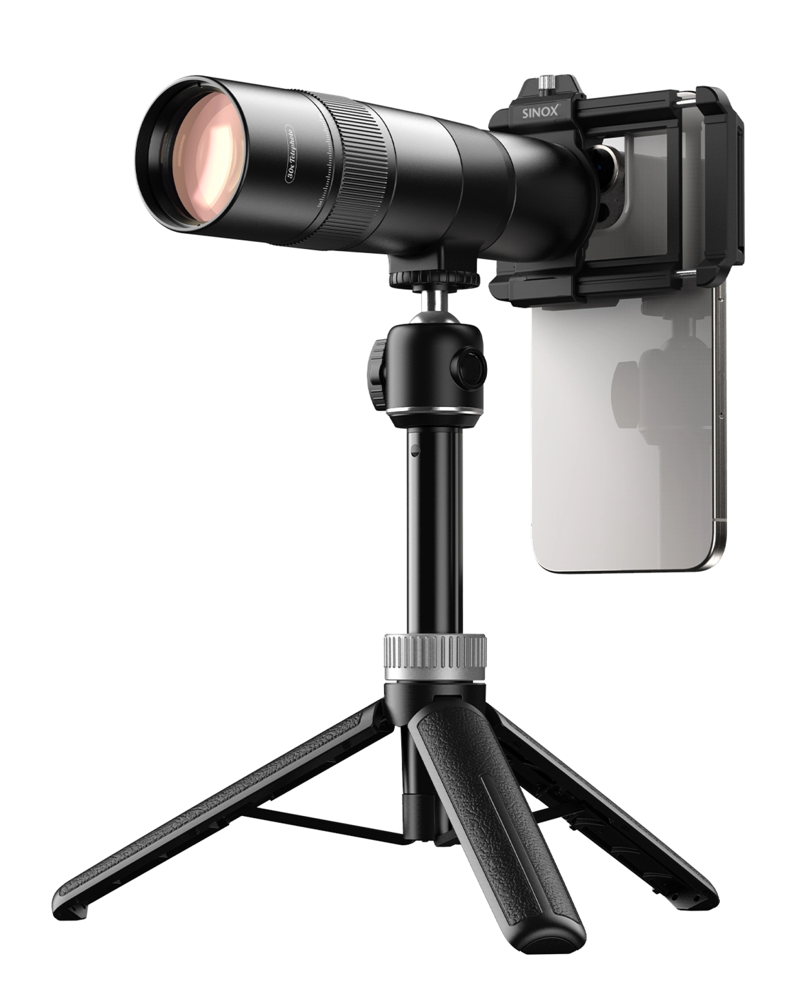 Sinox Lifestyle 30x Telephoto Lens Kit. Black