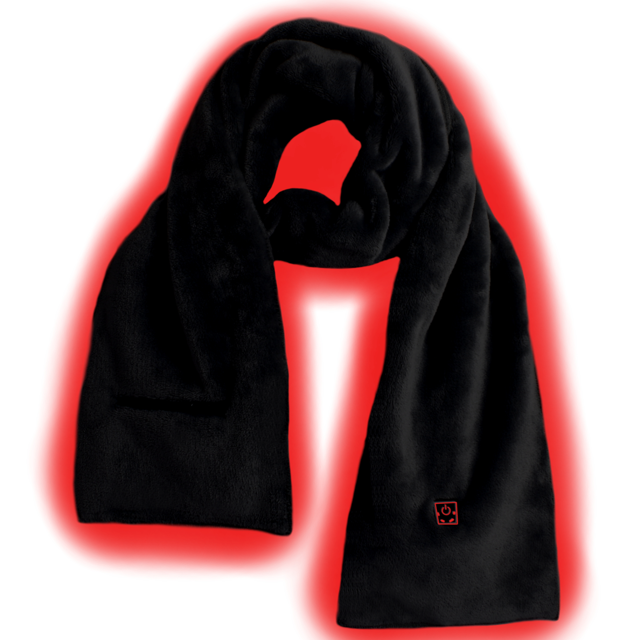 Glovii Heated Scarf. Black