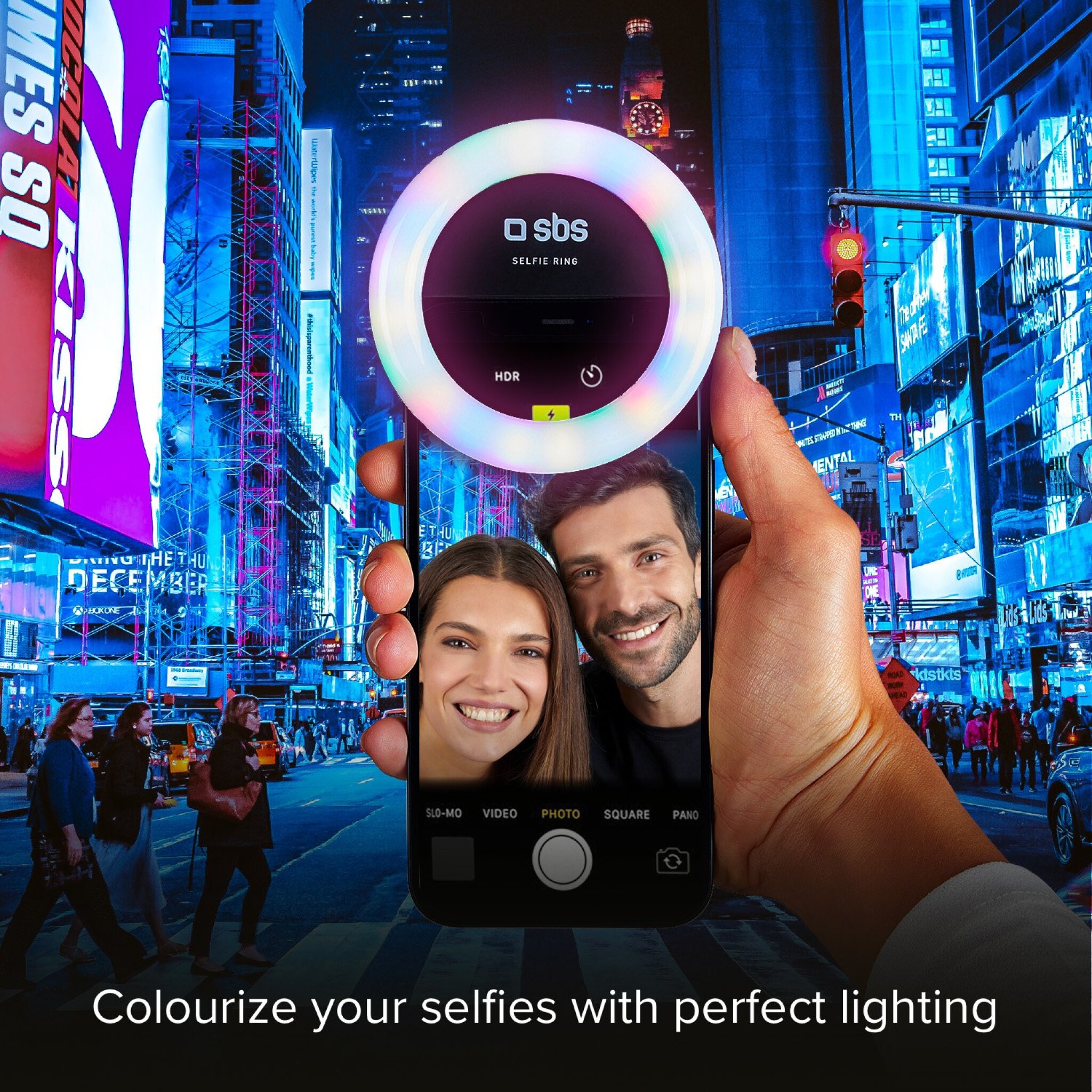 SBS Multicolour Selfie Ring Light