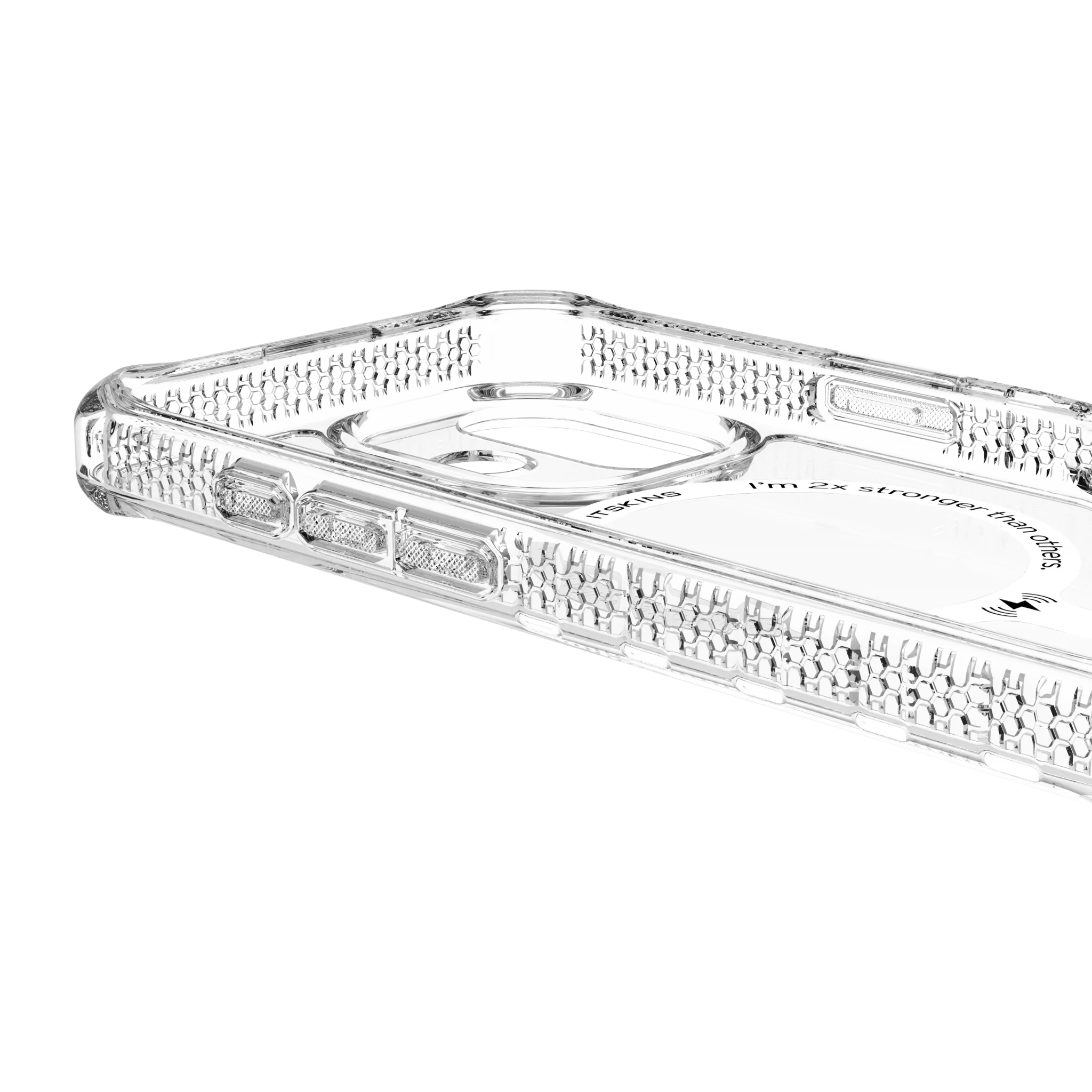 ITSKINS HYBRID MAGSAFE CLEAR cover for iPhone 17®. Transparent