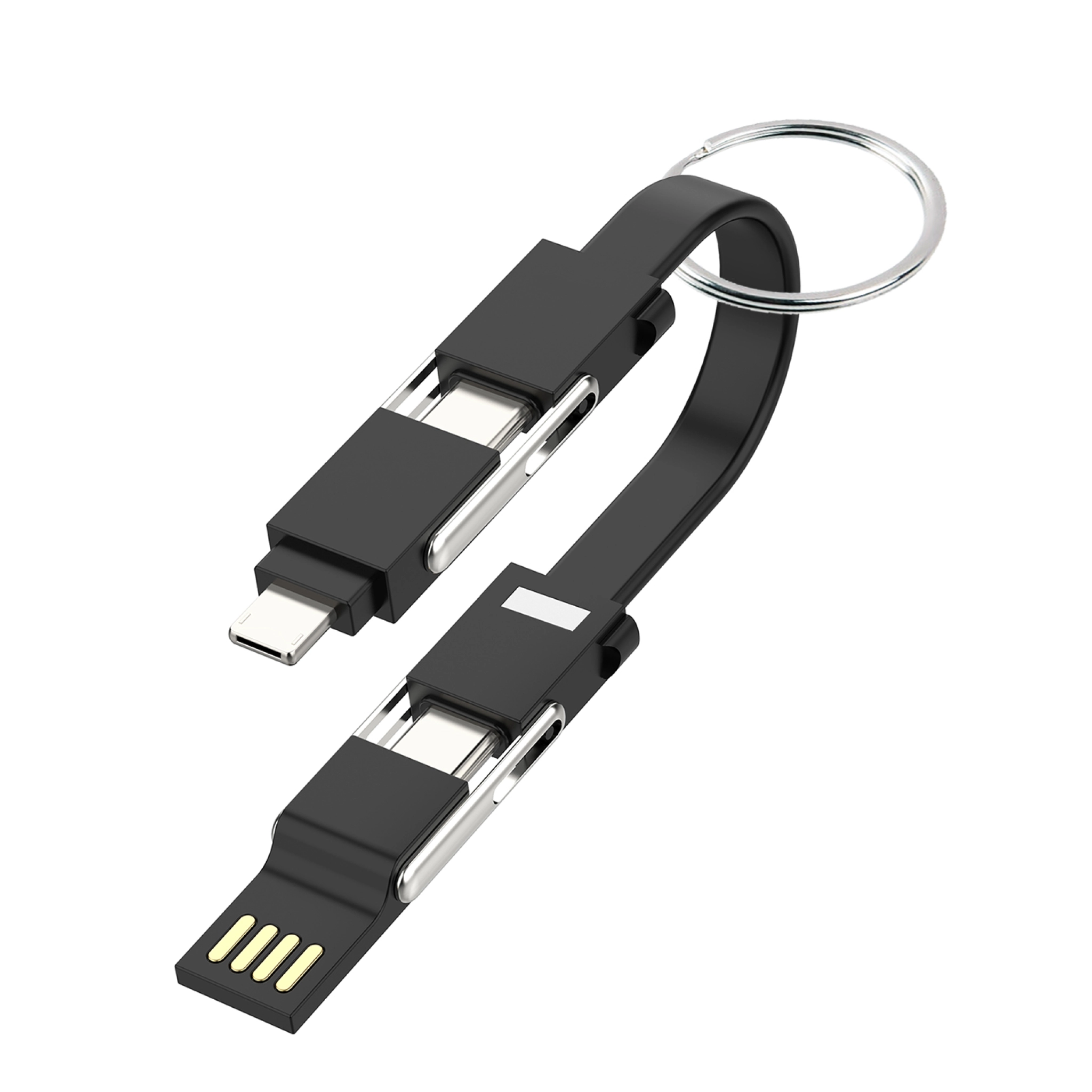 Sinox USB A+USB C-USB C+Micro+Lightning, Black