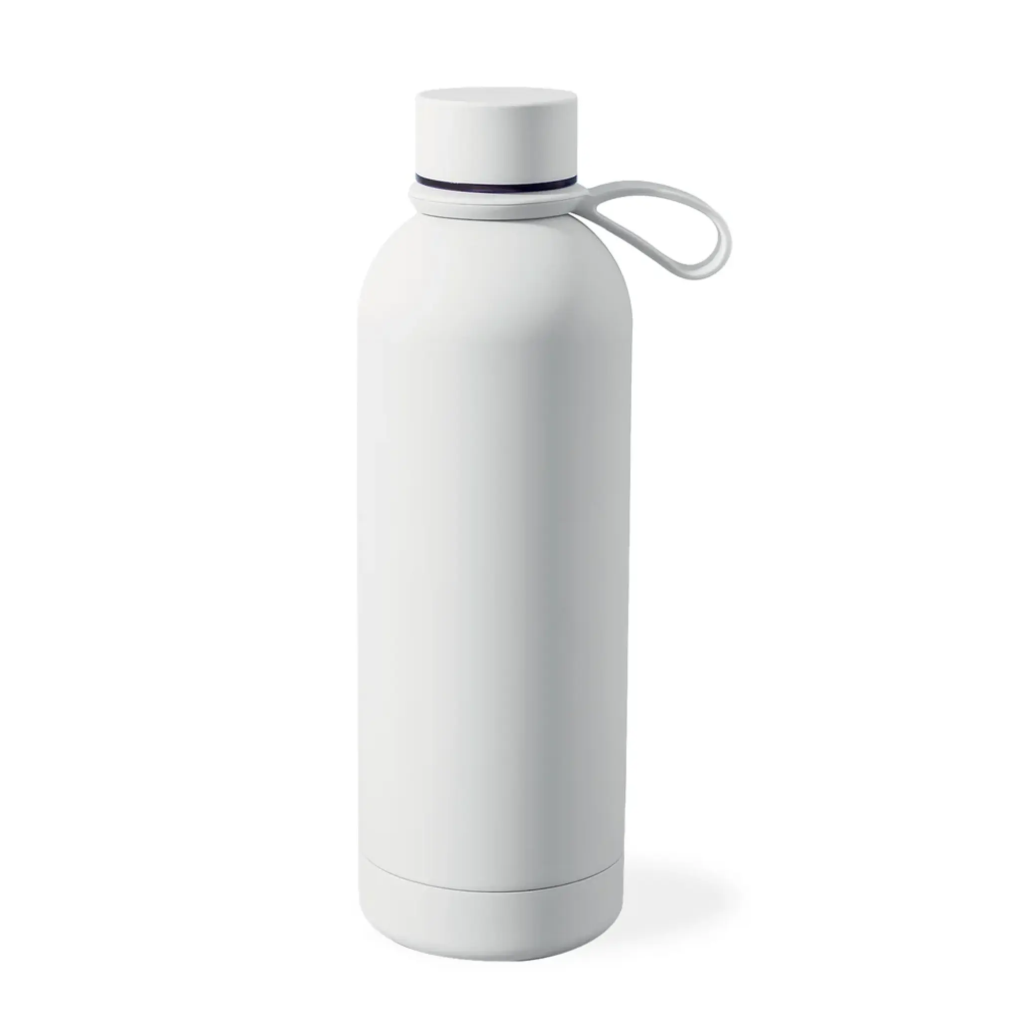 Puro “Hydro 7” airtight, insulated water bottle, 750ml, stainless steel, soft-touch finish. White