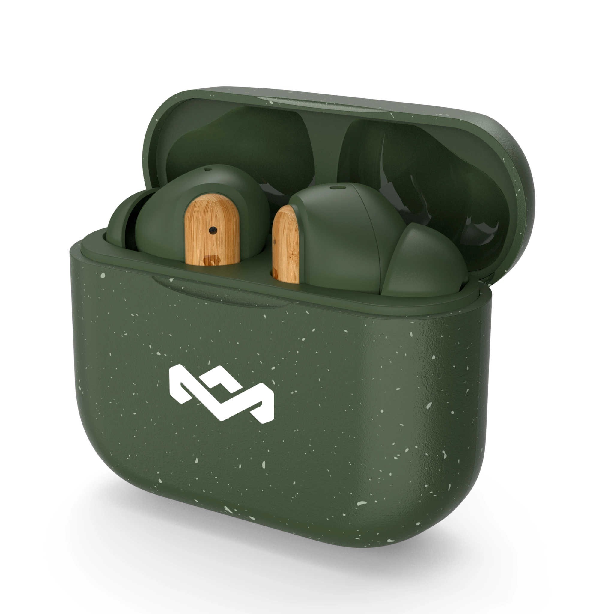 Marley Little Bird True Wireless Earbuds. Green