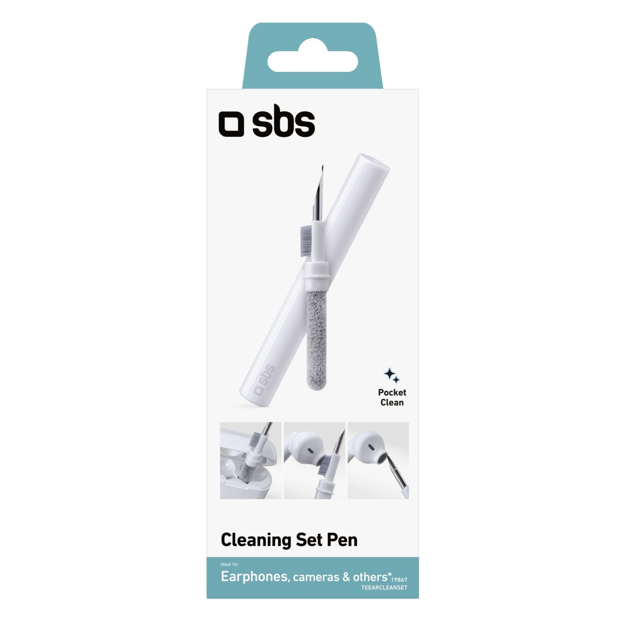 SBS 3-in-1 Cleaning Kit for Earphones