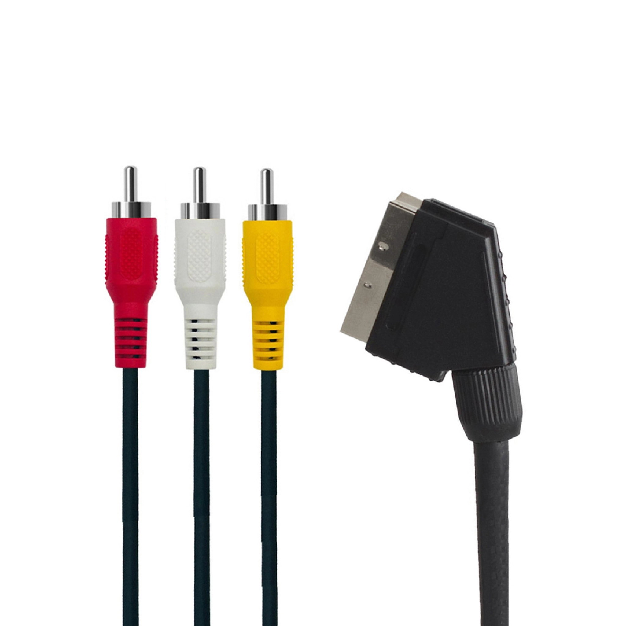 Sinox One Composite to Scart Cable. 2m. Black