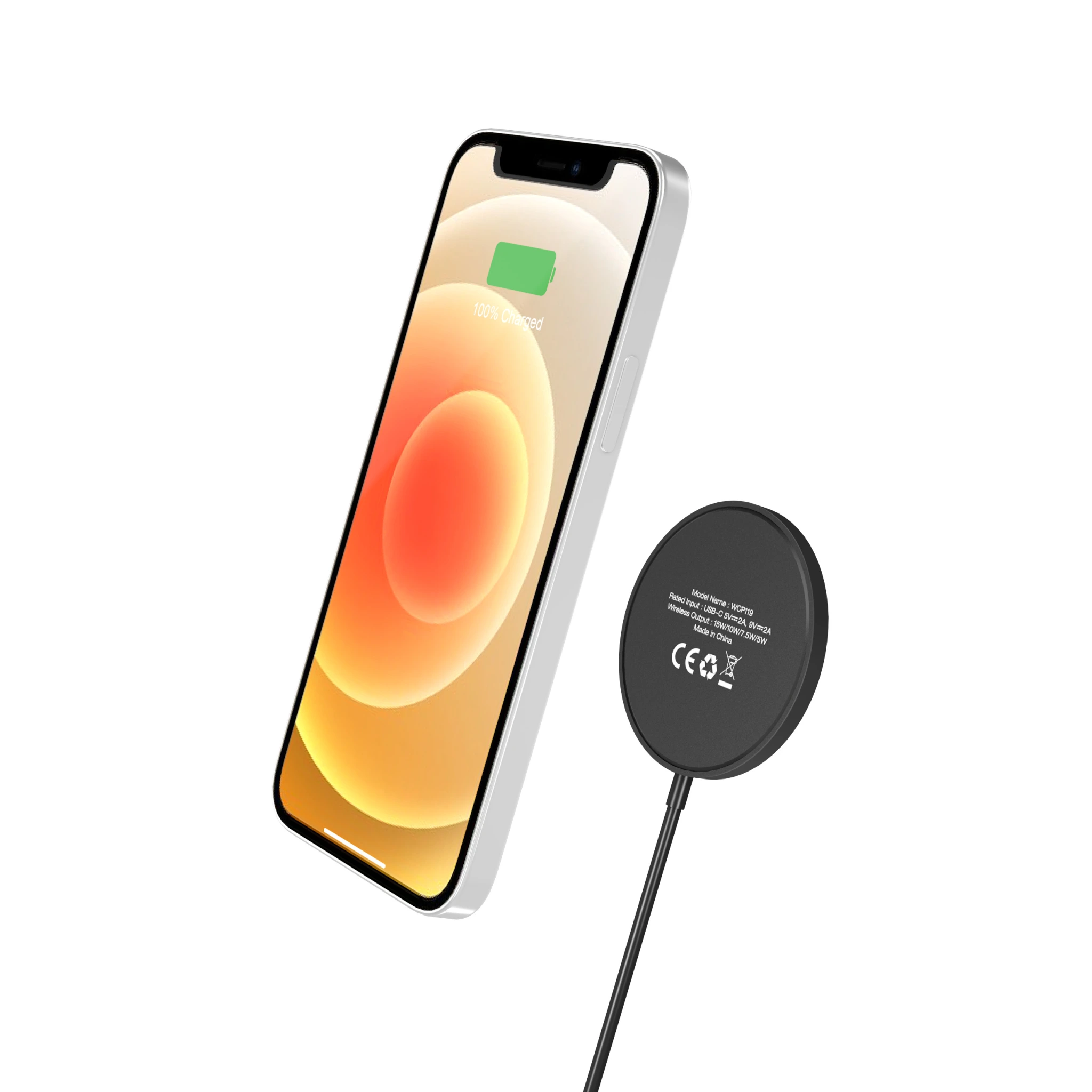 Energizer 15W Magnetic Wireless Charger. Black