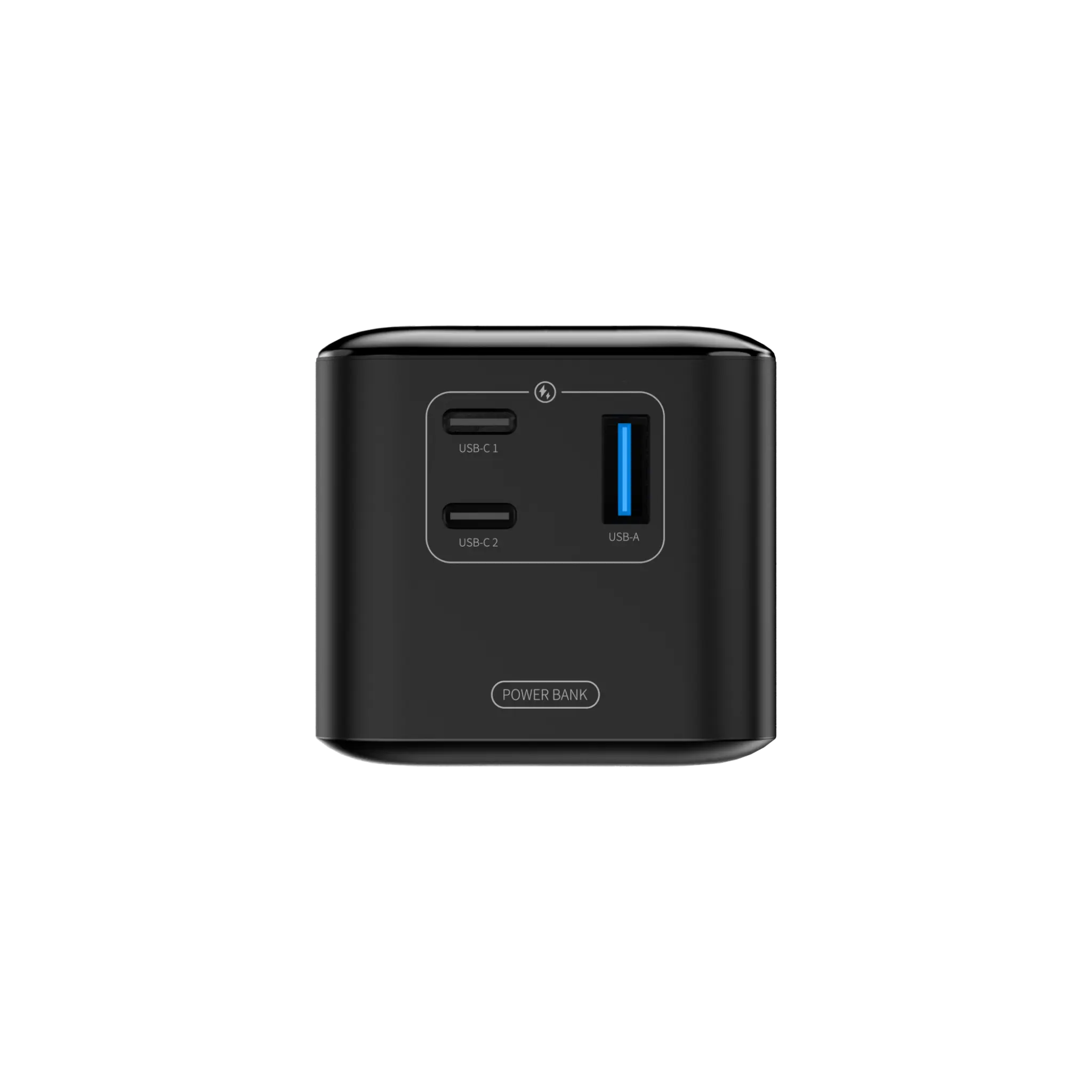 Energizer 140W High-Speed USB-C PD & USB-A Power Bank. Black