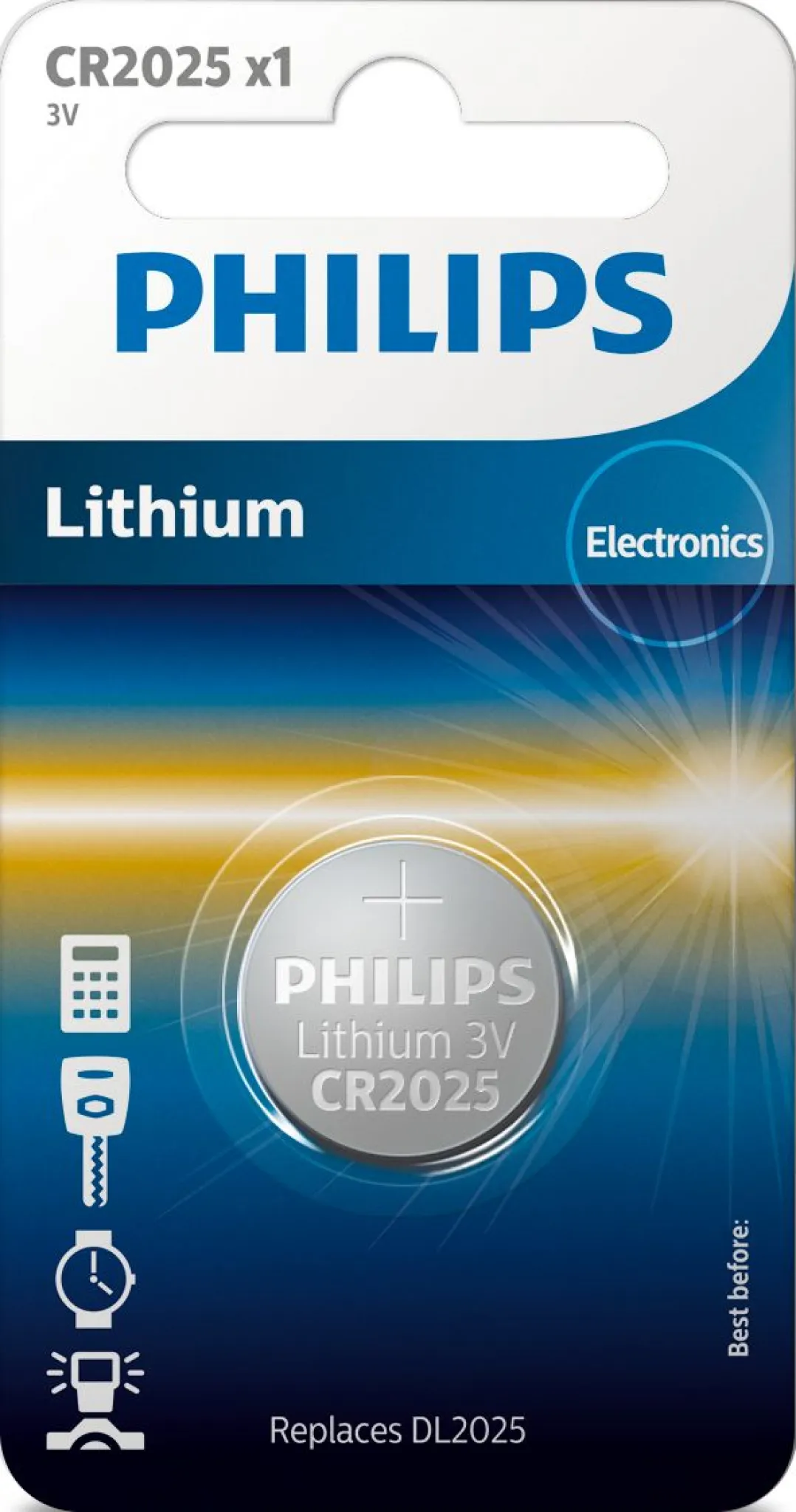 Philips Lithium CR2025