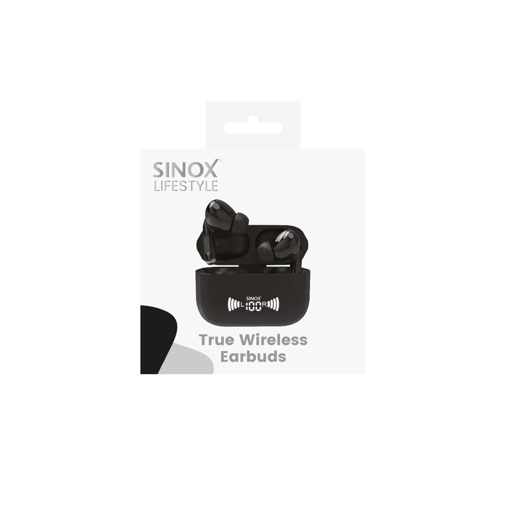 Sinox Lifestyle TWS Earbuds. Black