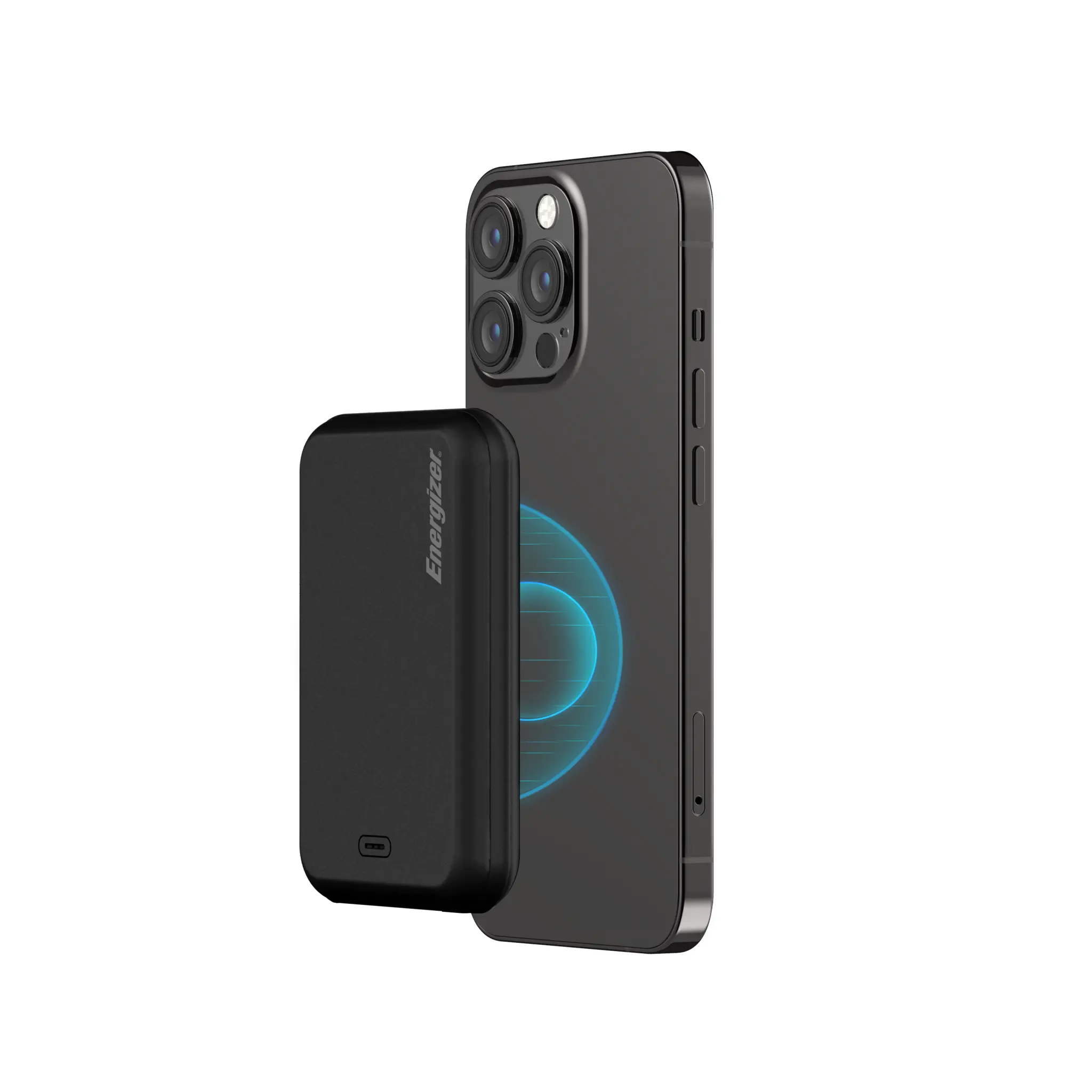 Energizer 15W Magnetic Wireless Power Bank. Black