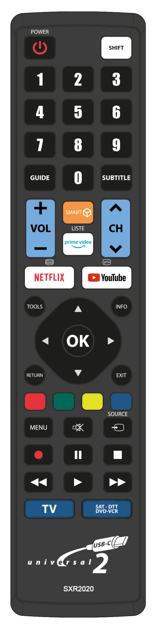 Sinox Remote Control 2-in-1
