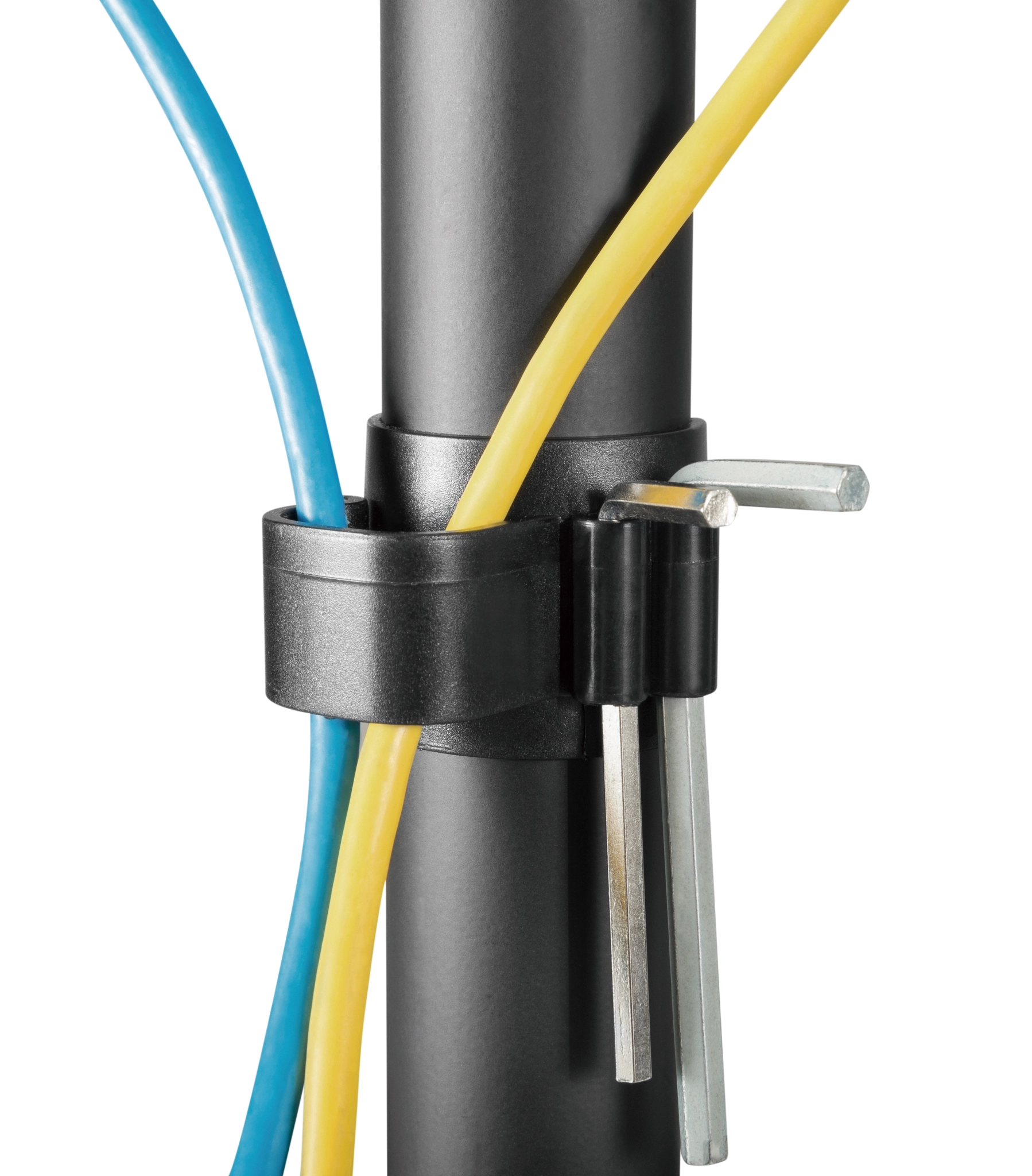 Sinox Office Tripple Monitor Desk Mount. Up to 27". Black