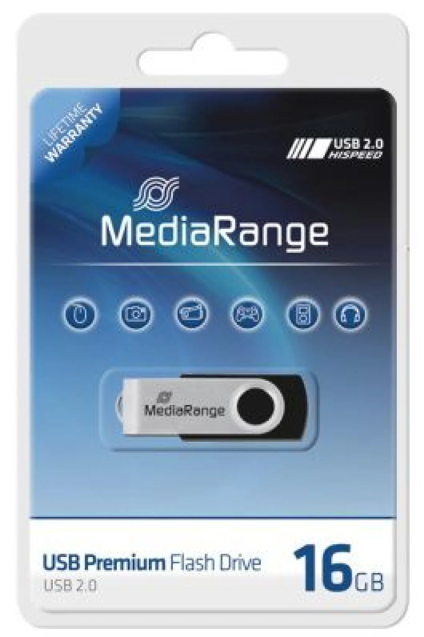 MediaRange USB 2.0 Premium Flash Drive 16GB