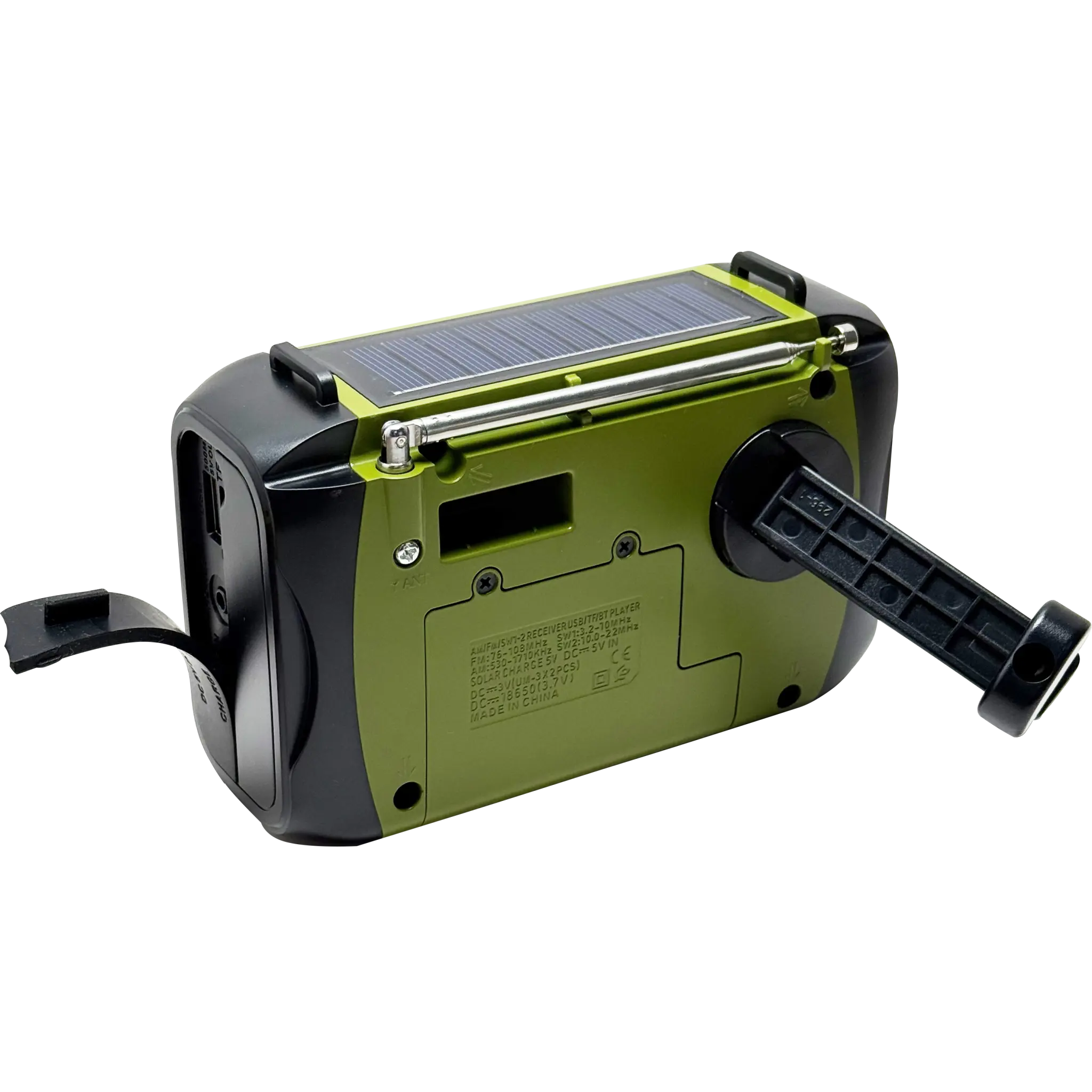 Sinox Bluetooth® Emergency Radio. Green