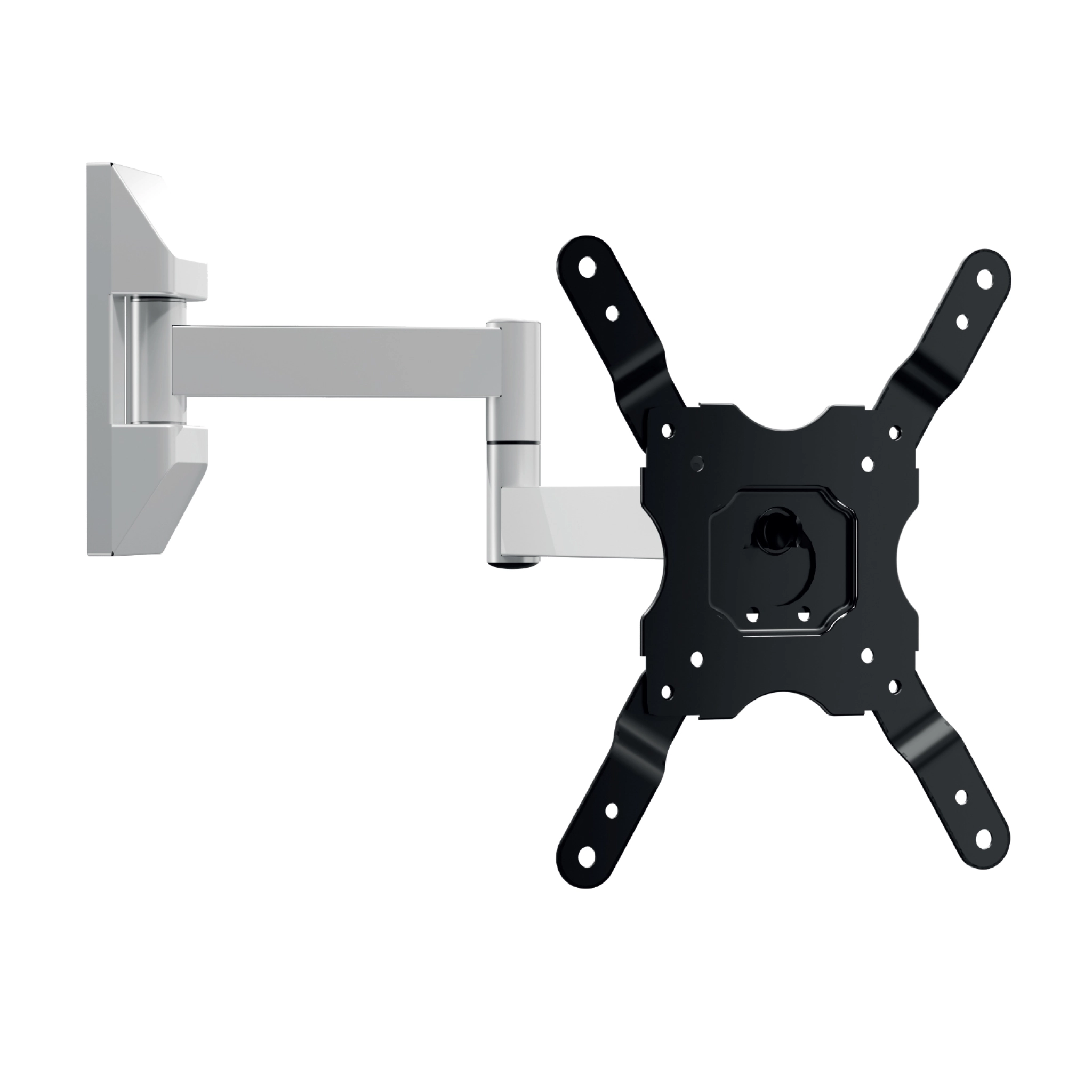 Vivanco TV Wall Mount, MOTION, dual arm, 43", 25kg White, VESA 200x200