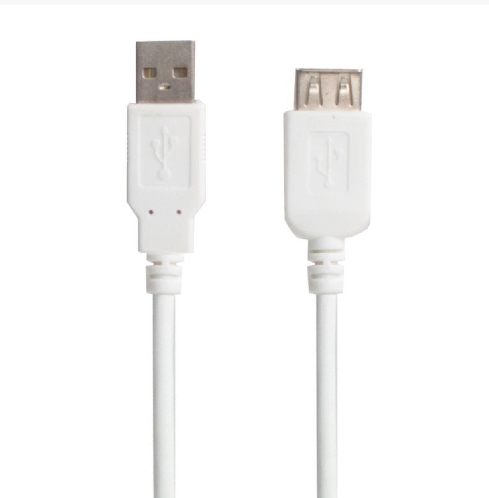 Connectech USB 2.0 Extension Cable. 1.8m. White