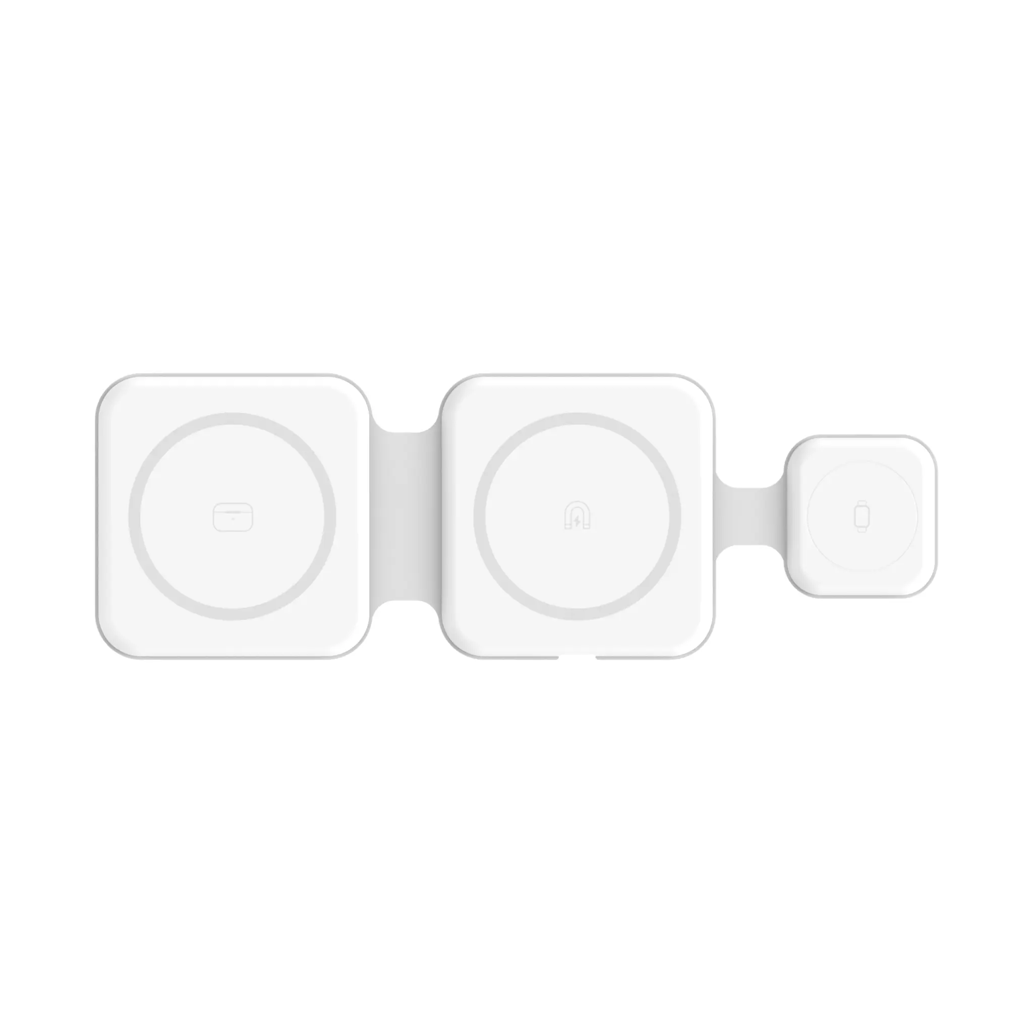 Sinox PRO 3-in-1 Wireless 15W Charger. 1m. White