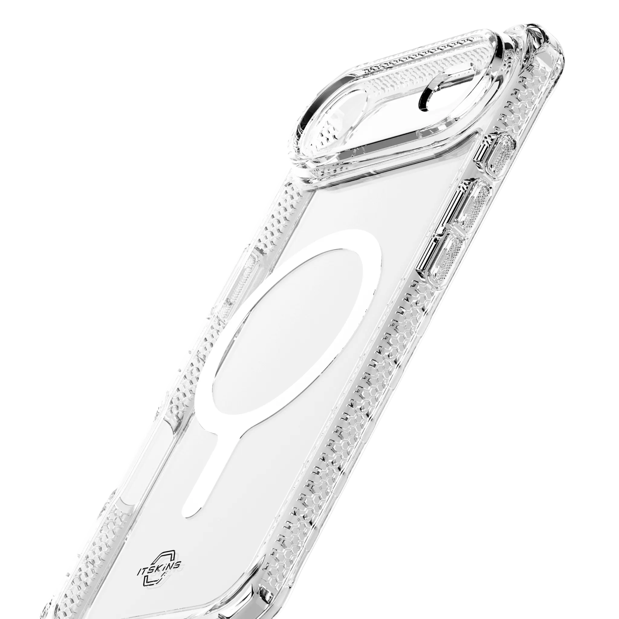 ITSKINS HYBRID MAGSAFE CLEAR cover for iPhone 17 Air®. Transparent