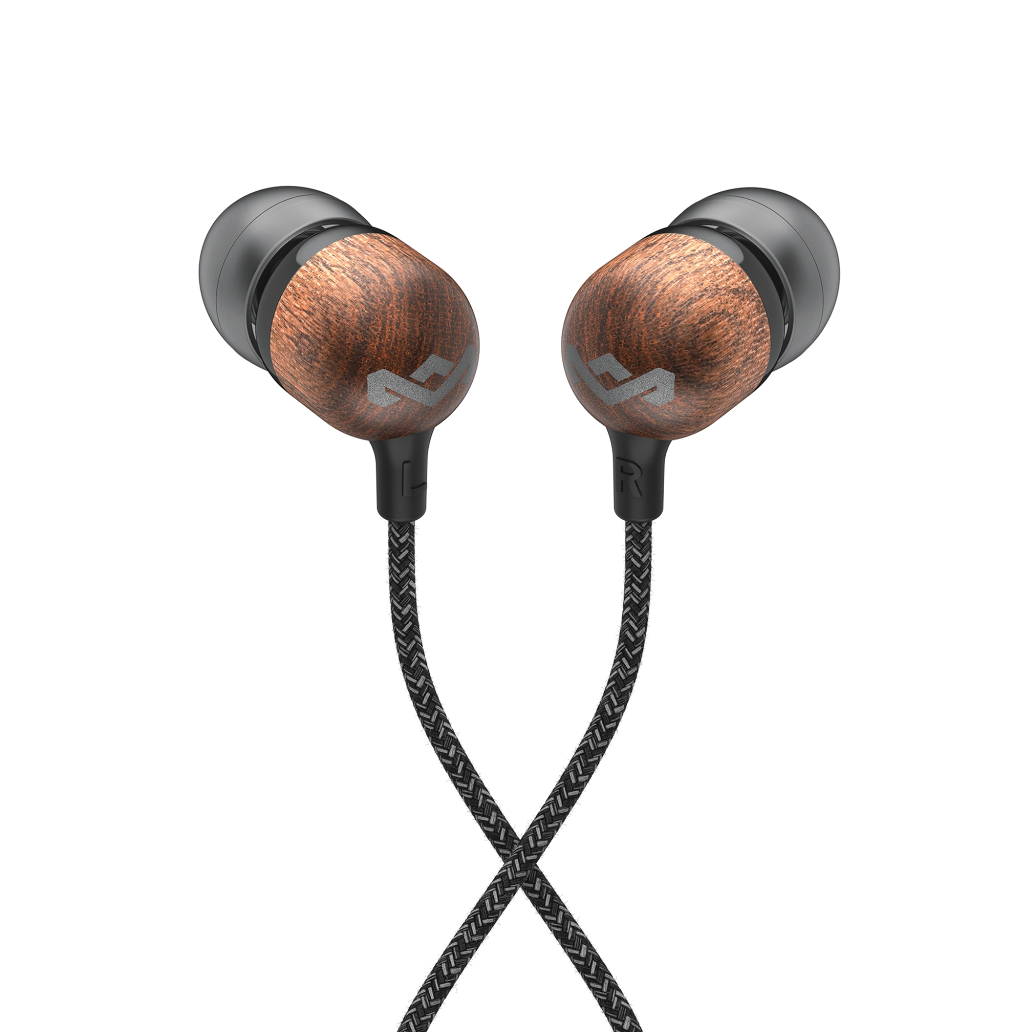 Marley Smile Jamaica USB-C Earbuds. Black