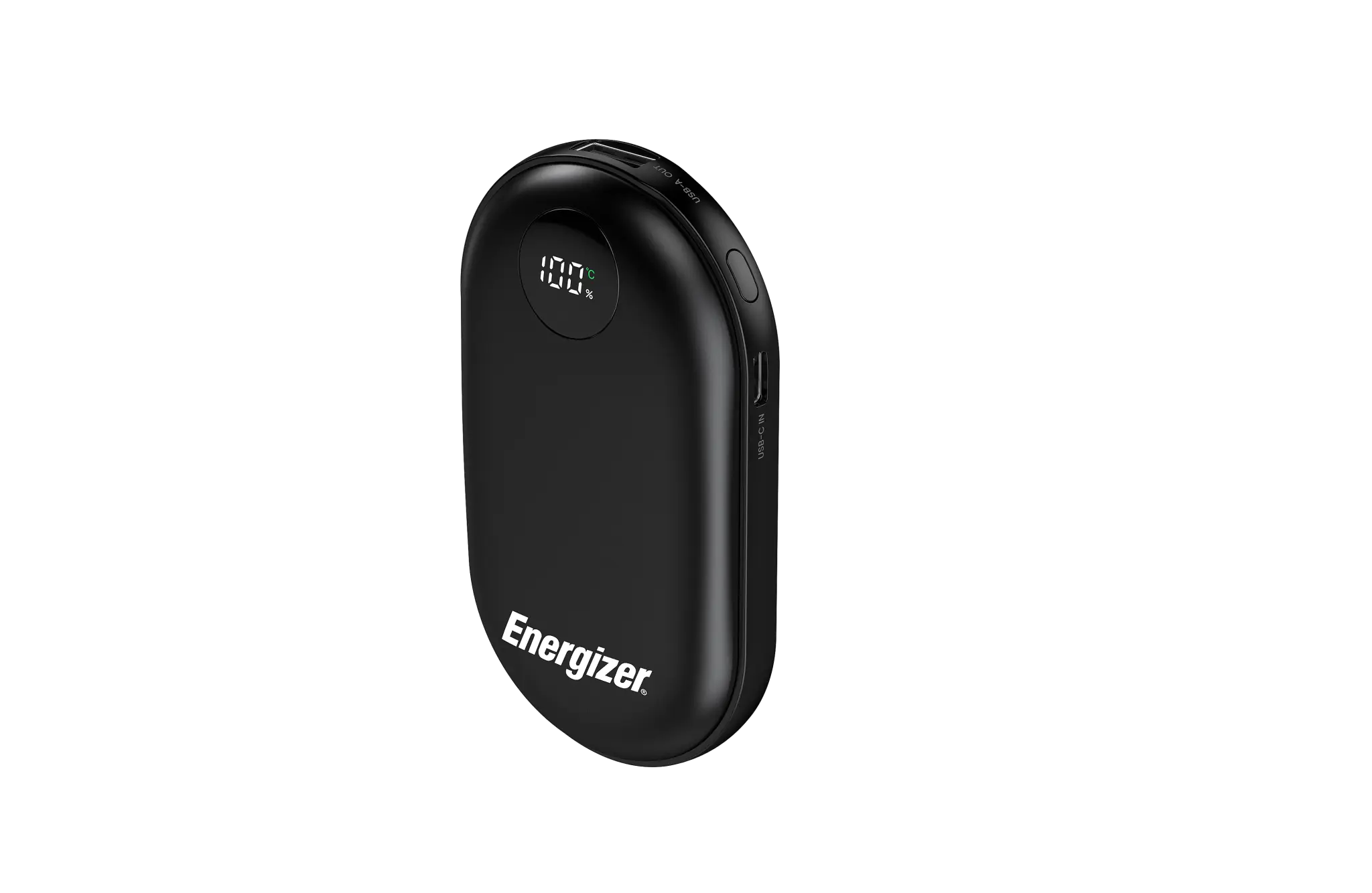 Energizer 2-in-1 Hand Warmer and Power Bank. Black