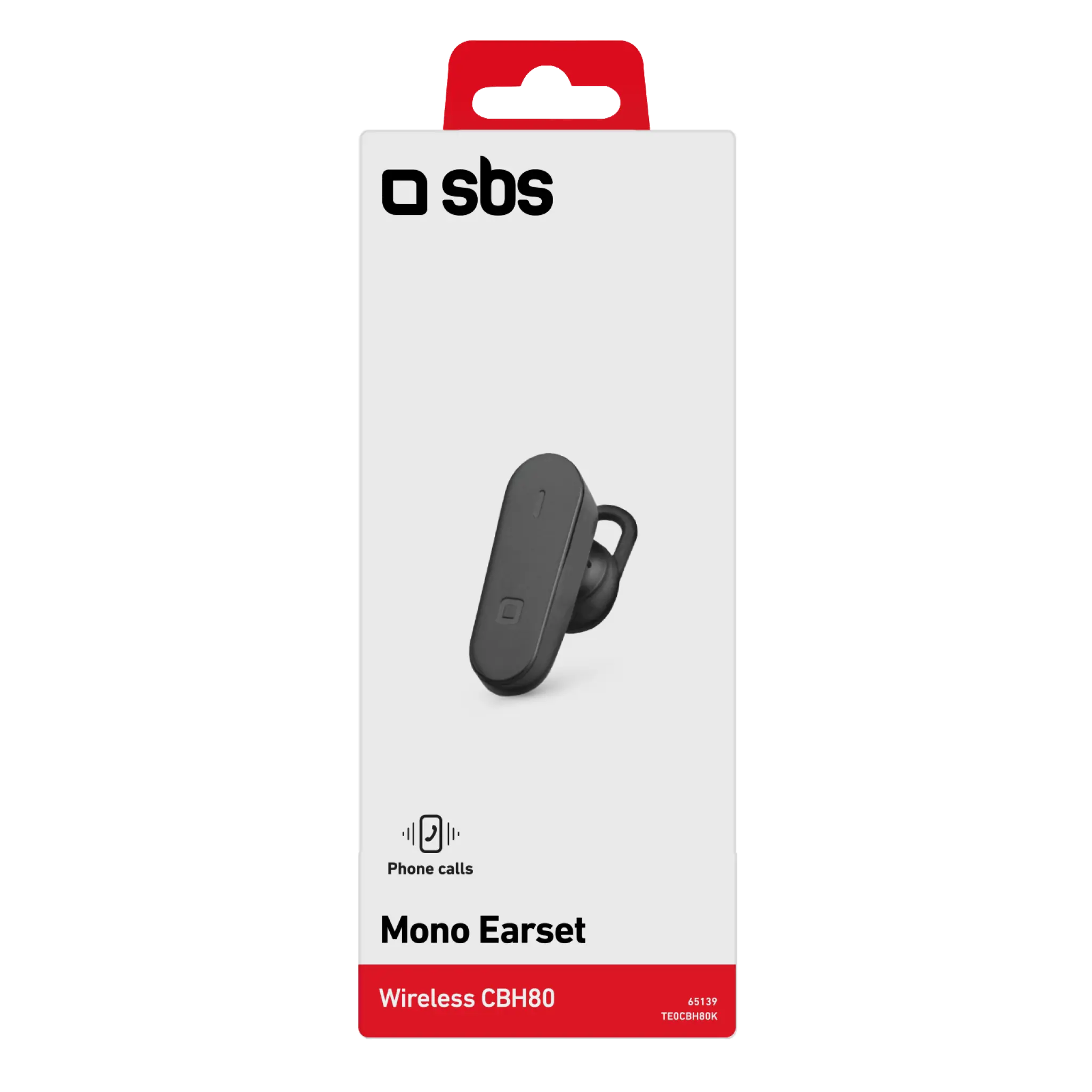 SBS Wireless Mono Headset. Black