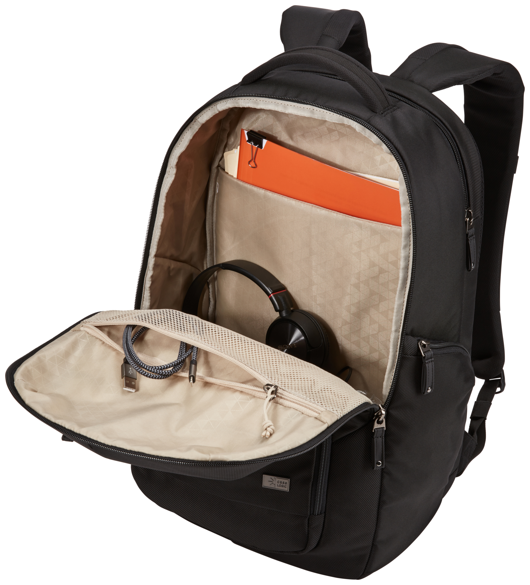 Case Logic Notion 15.6" Laptop Backpack. Black