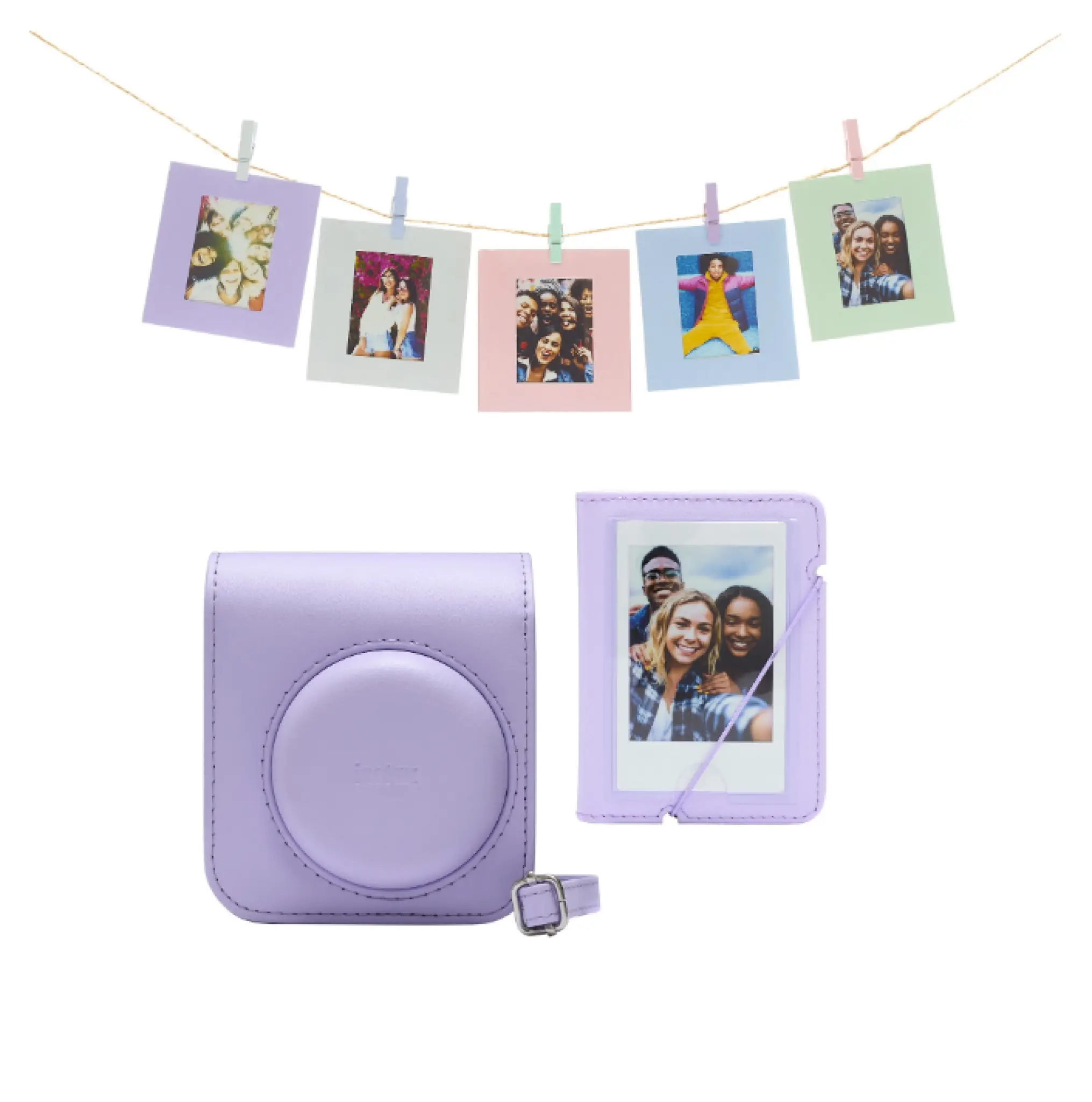 INSTAX Mini 12 Accessory Kit. Purple