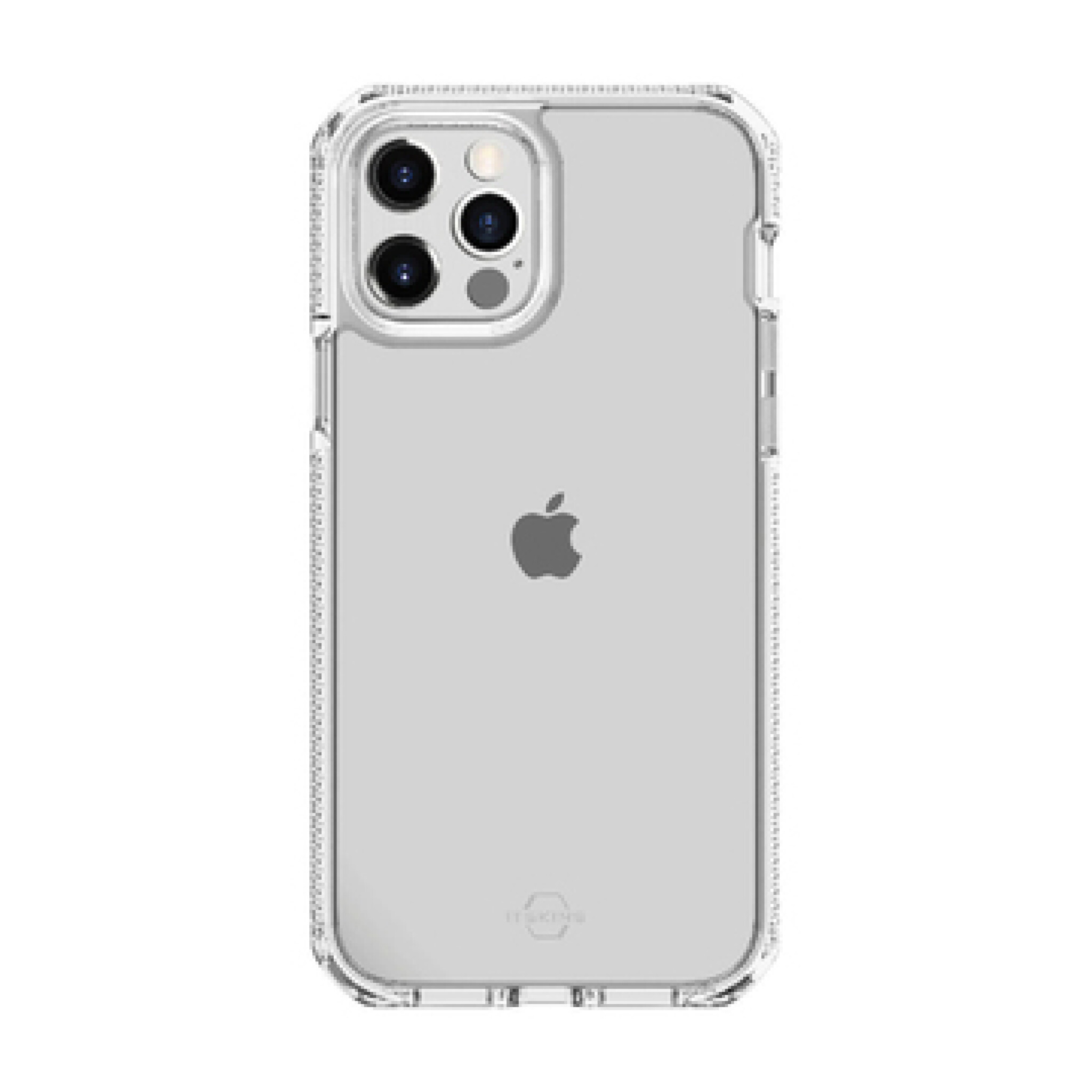 ITSKINS SUPREME CLEAR cover for iPhone 12 Pro Max®. White and transparent