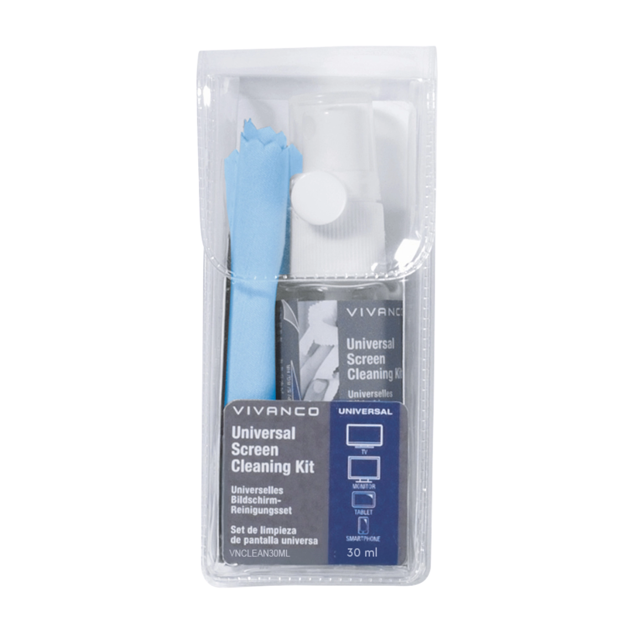 Vivanco Universal Screen Cleaning Set, 30 ml