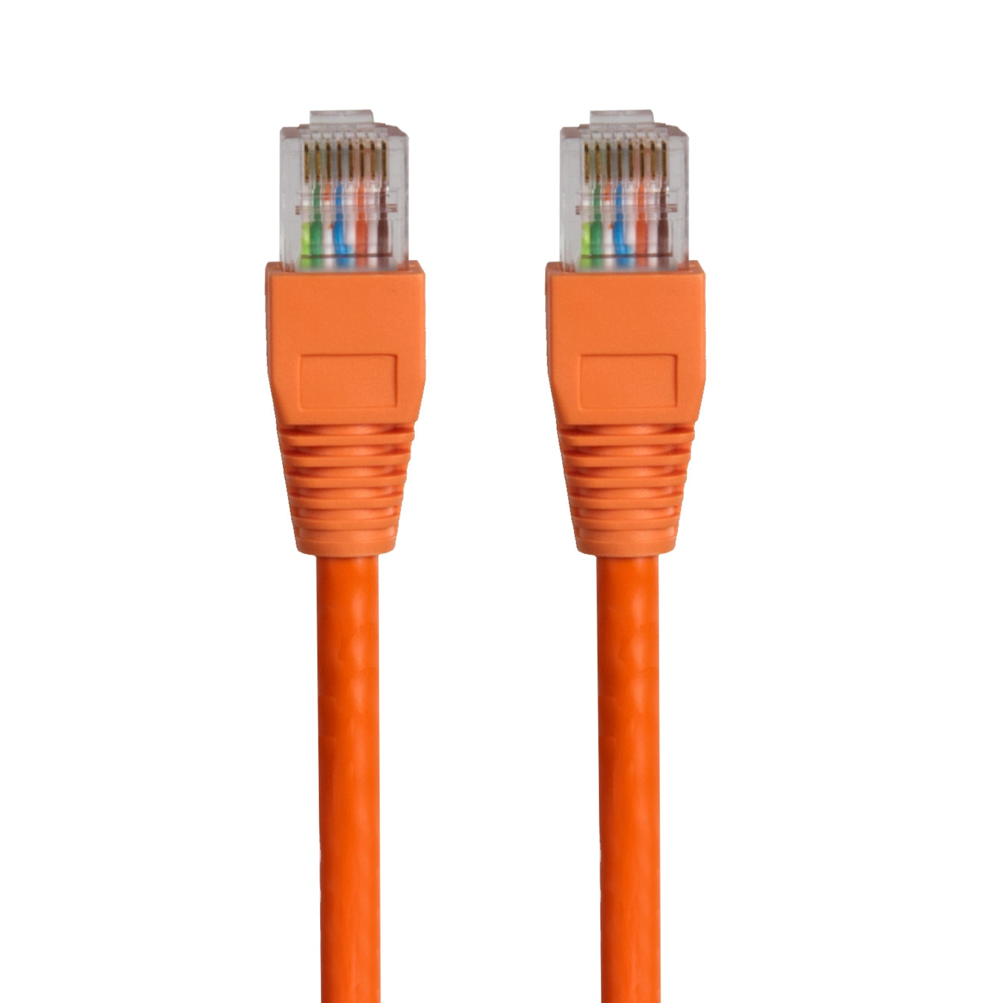 Connectech Cat5e Network Cable Cross. Orange
