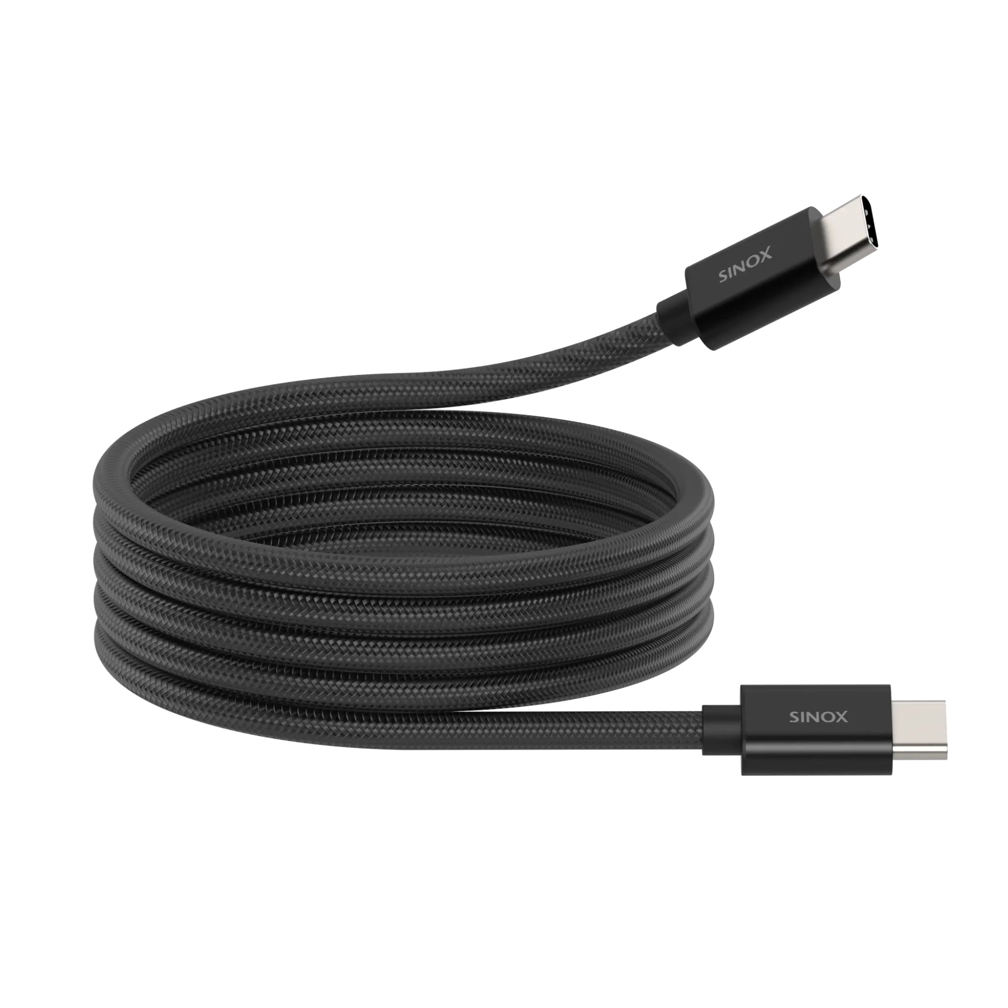 Sinox PRO USB C 2.0 Magnetic Cable. 1m. Black