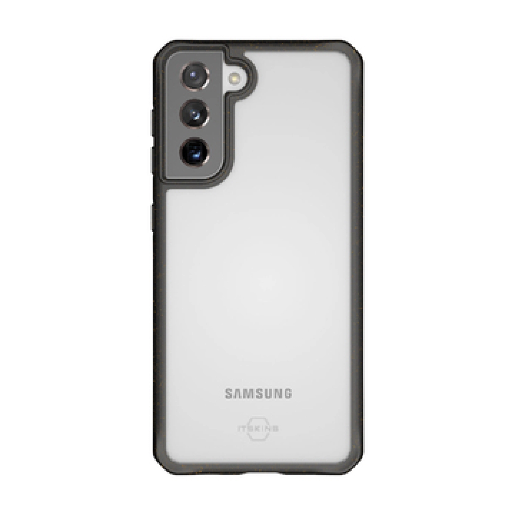 ITSKINS FERONIABIO PURE Cover for Samsung Galaxy S21 + 4G / 5G®. Black and transparent