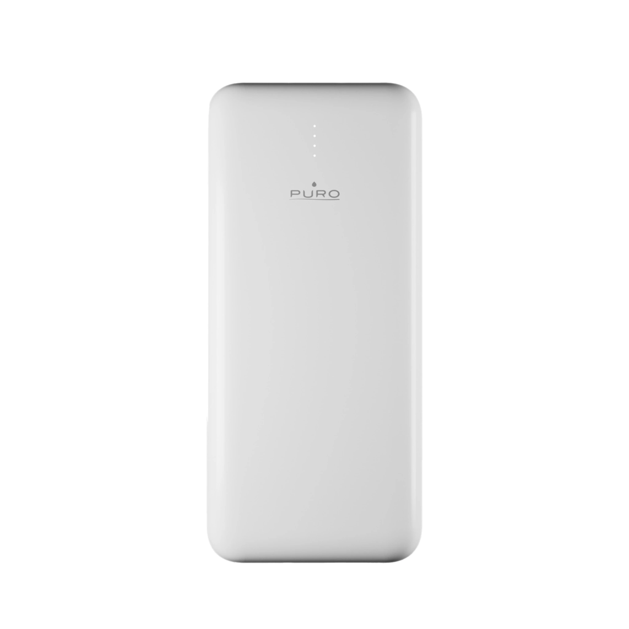 PURO Power Bank 20000mAh USB-C + 2 USB-A Fast Charge. White