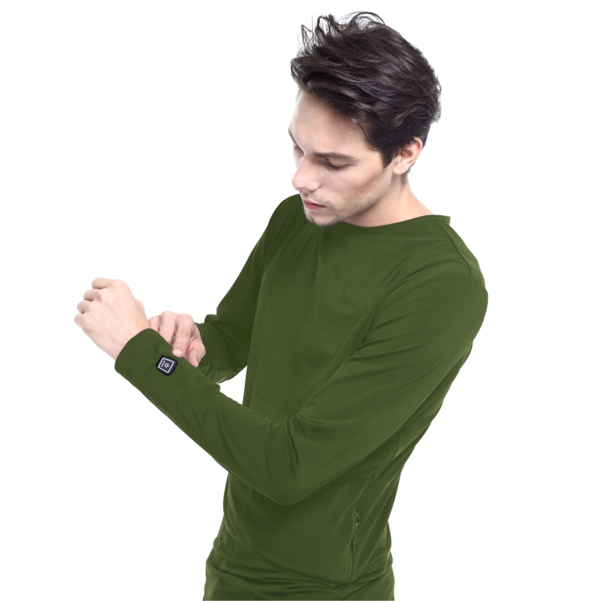 Glovii Heated Sweatshirt XL. Green