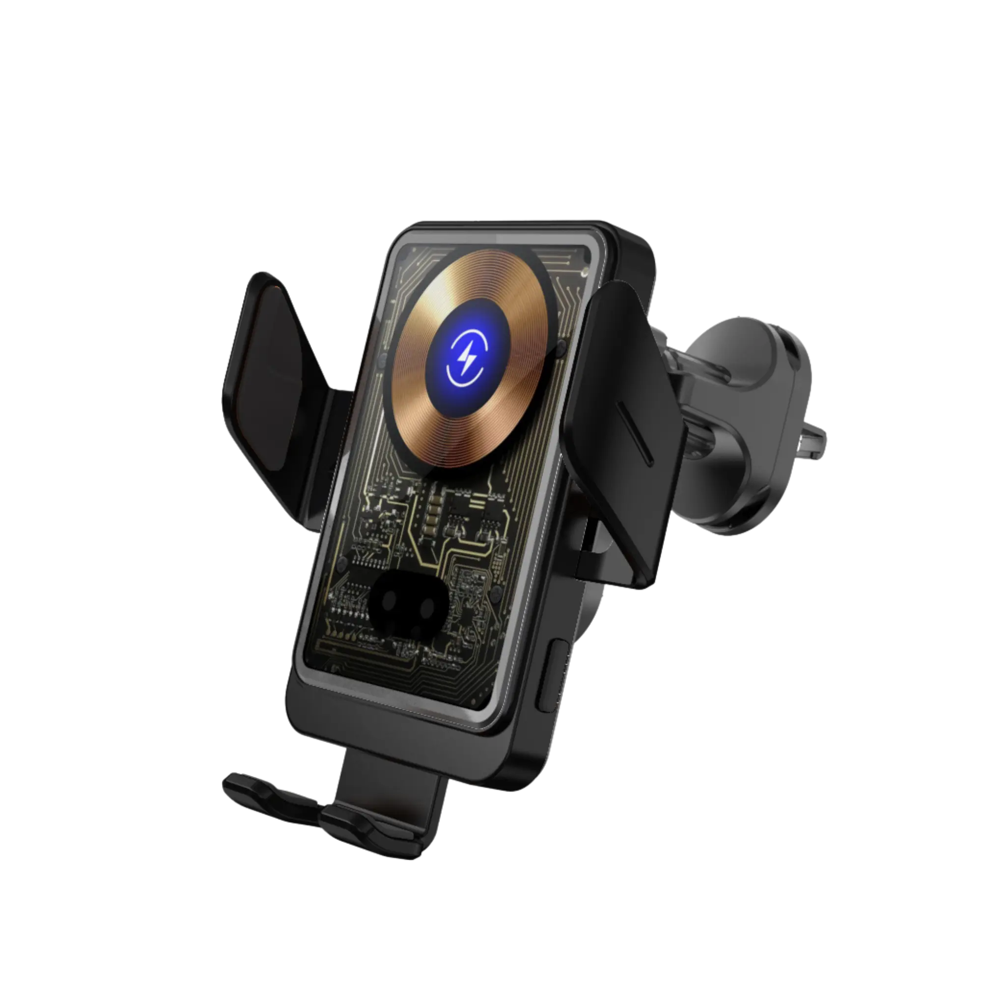 Energizer 15W Fast Wireless Car Charger with USB-C Input. Black