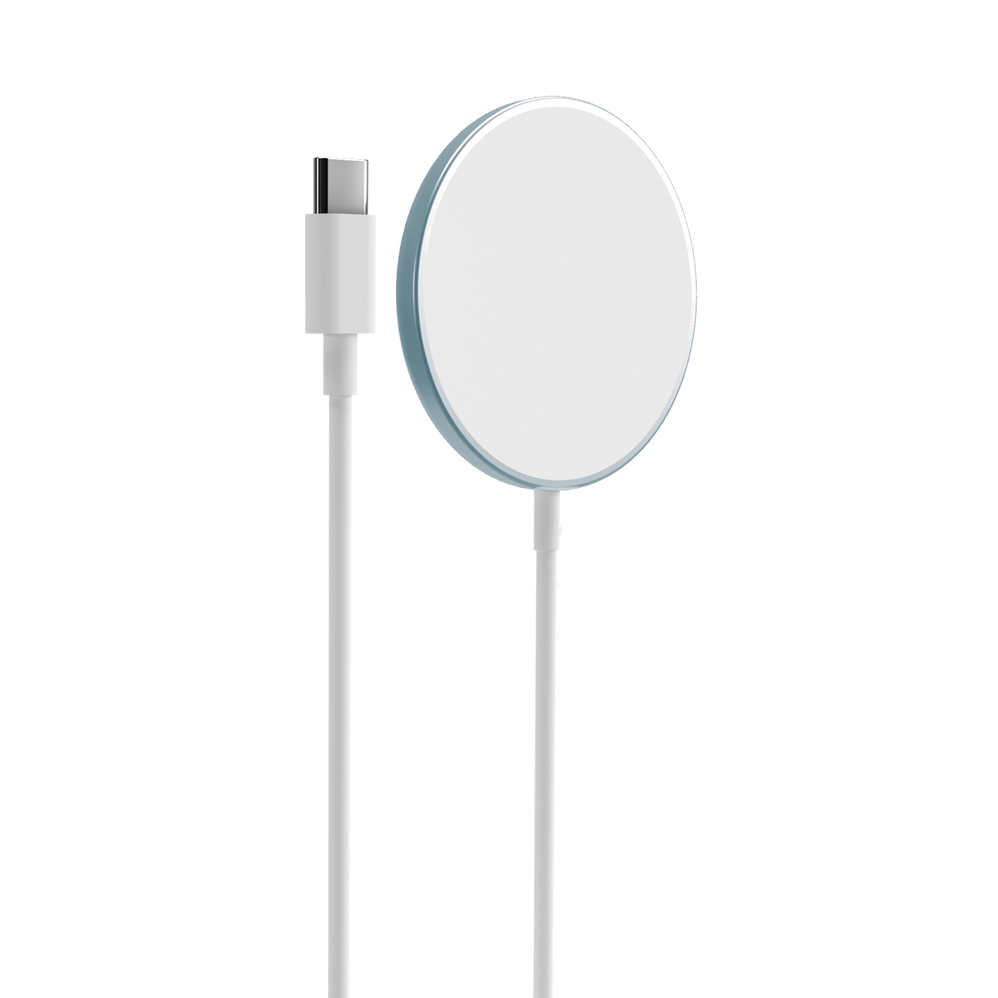 PURO Magnetic Charger USB-C MagSafe. Blue