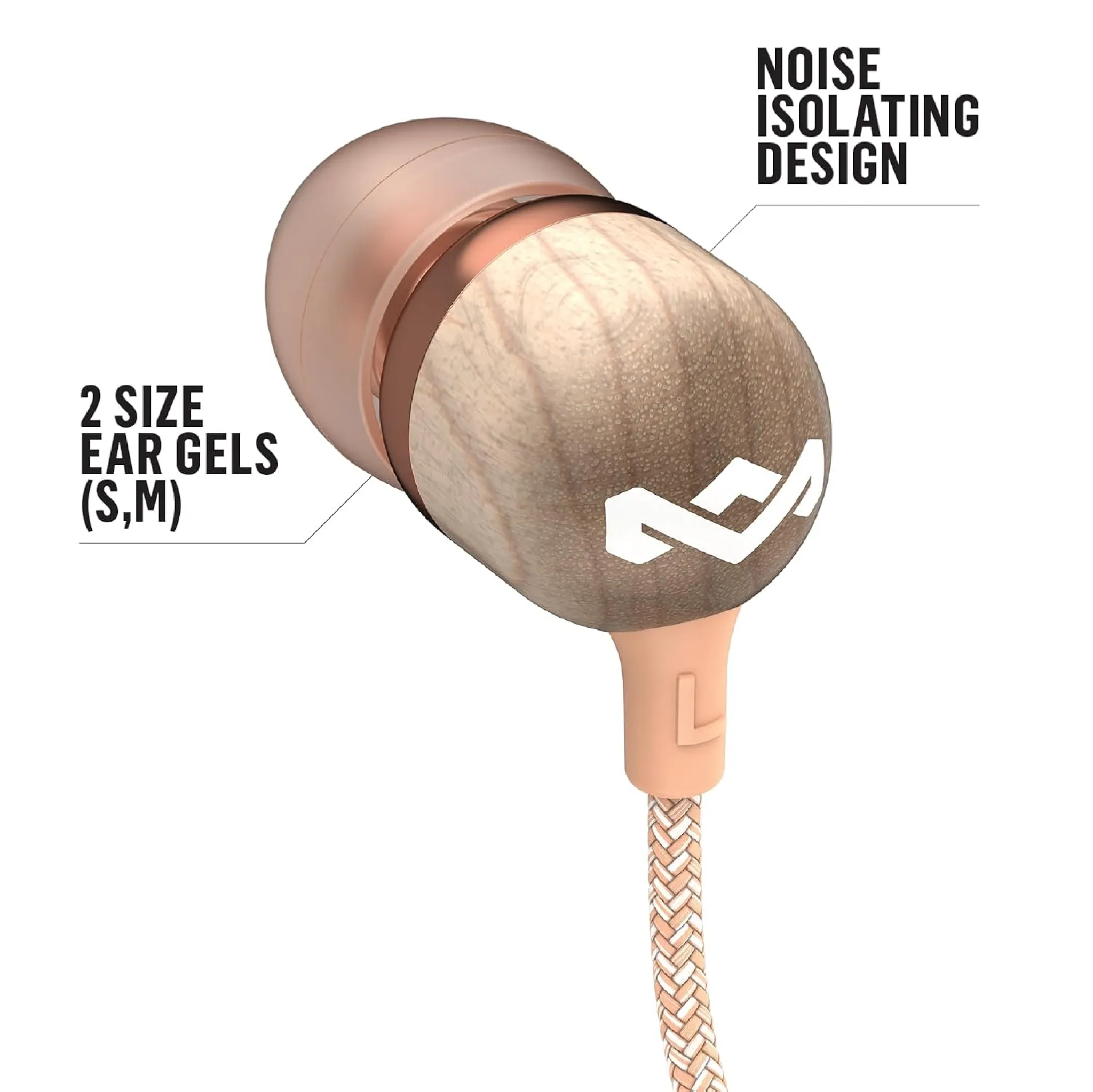 Marley Smile Jamaica In-Ear Headphones. Copper