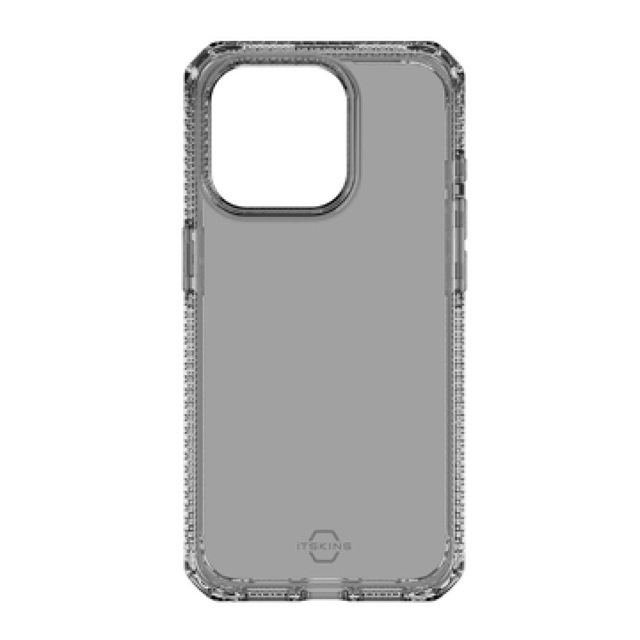 ITSKINS SPECTRUM CLEAR cover for iPhone 15 Pro®. Smoke