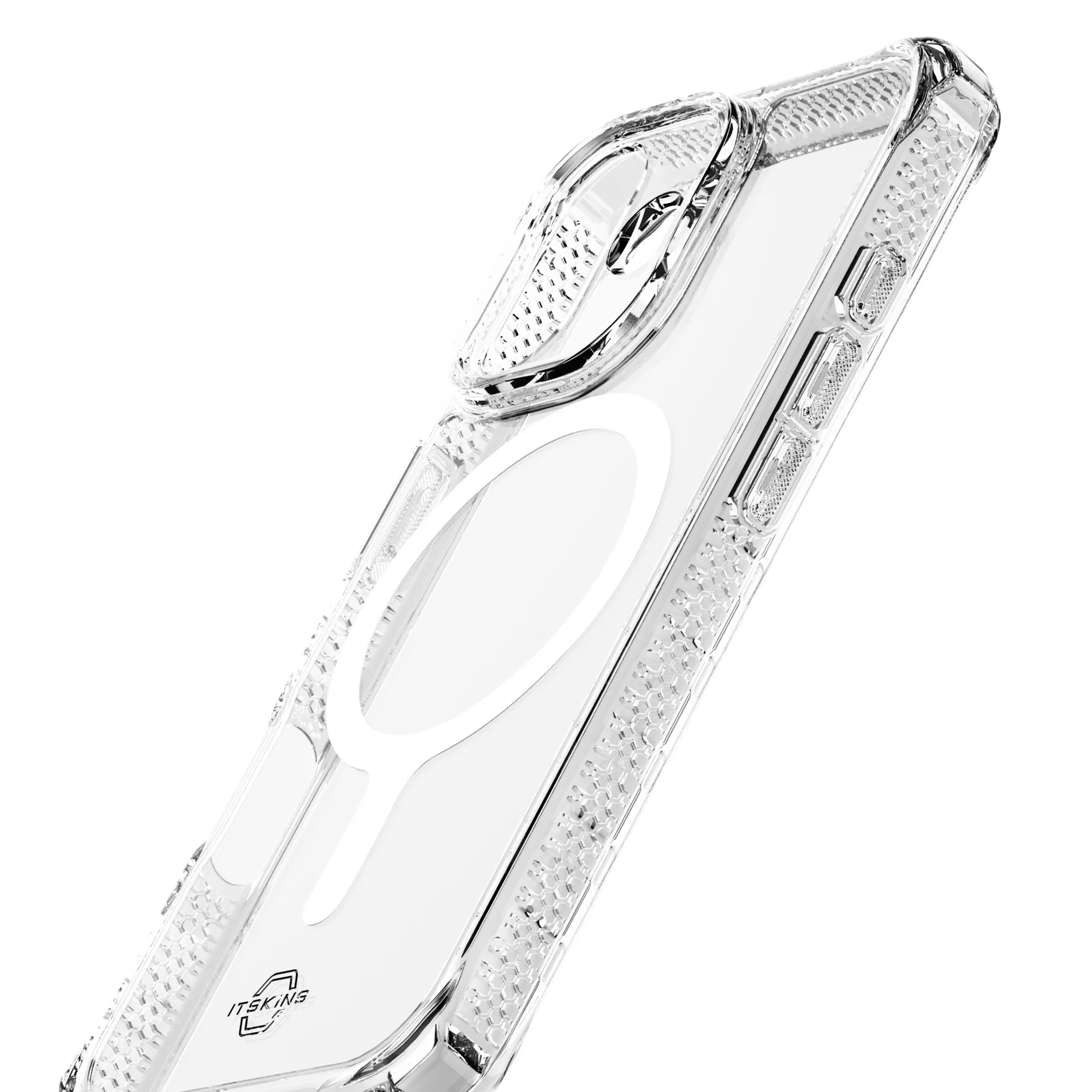 ITSKINS HYBRID MAGSAFE CLEAR cover for iPhone 17®. Transparent
